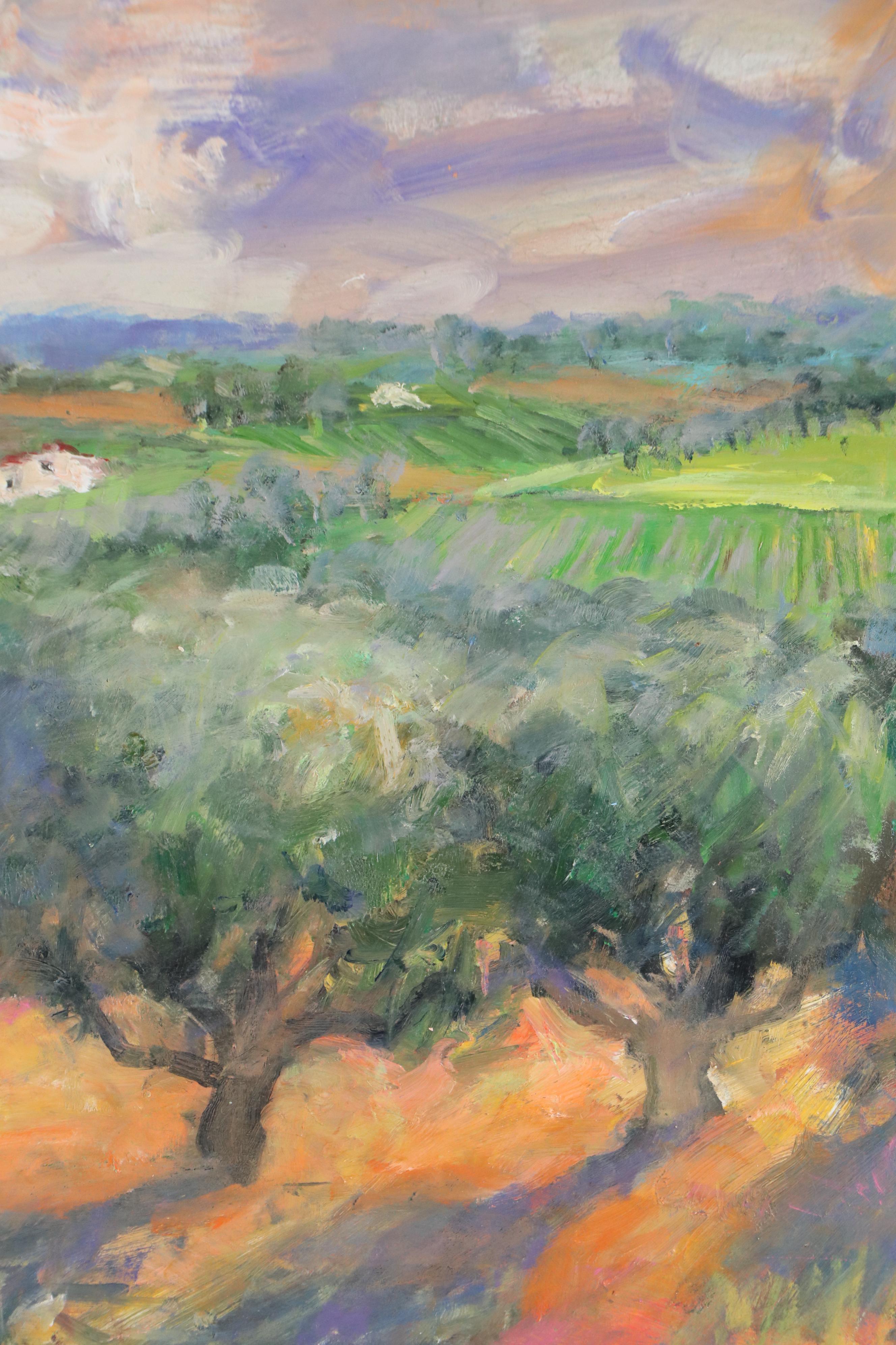 Nino Pippa Oil Painting "Sardinia - Olive Grove," 2023