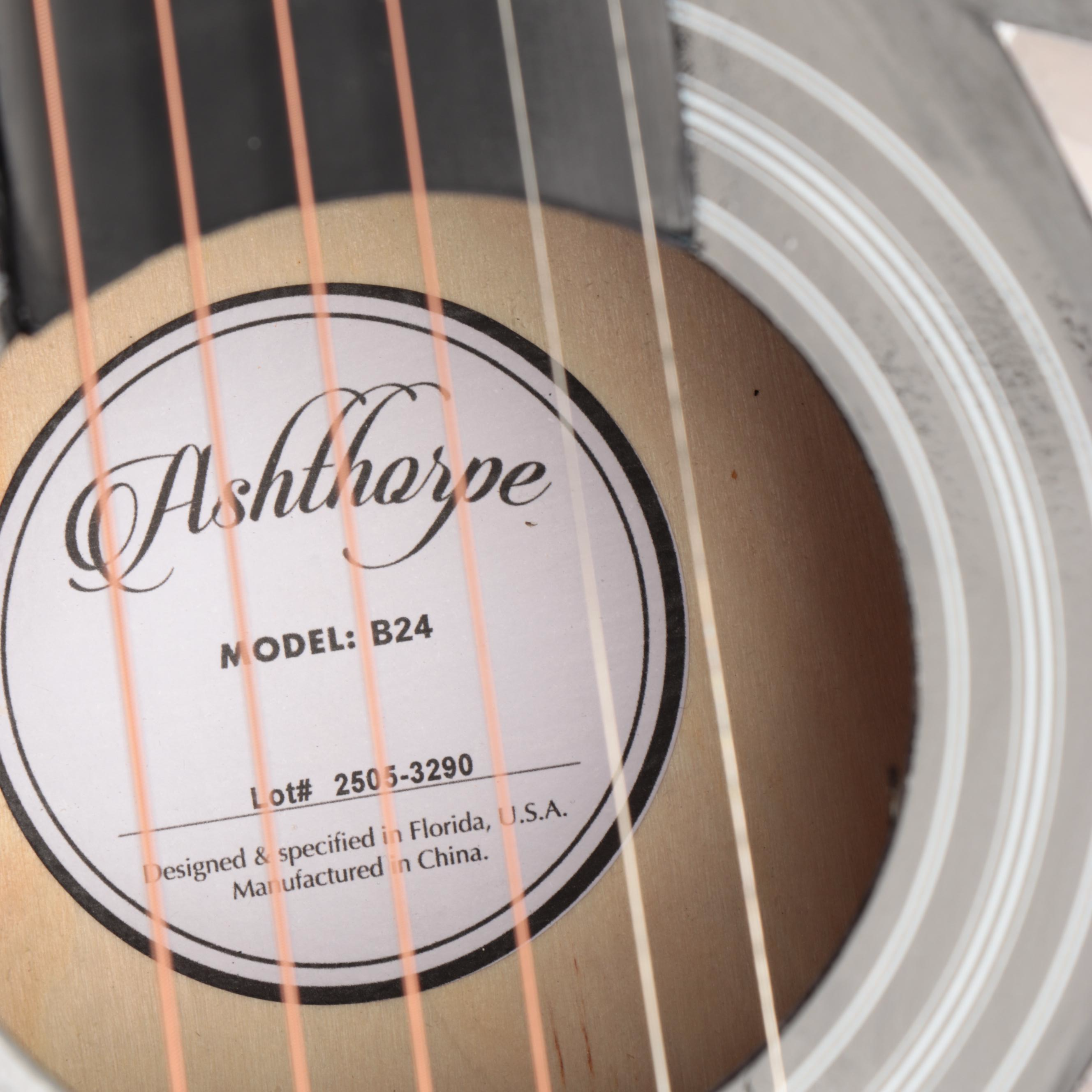 Taylor Swift Decal-Signed Ashthorpe Acoustic Guitar with JSA