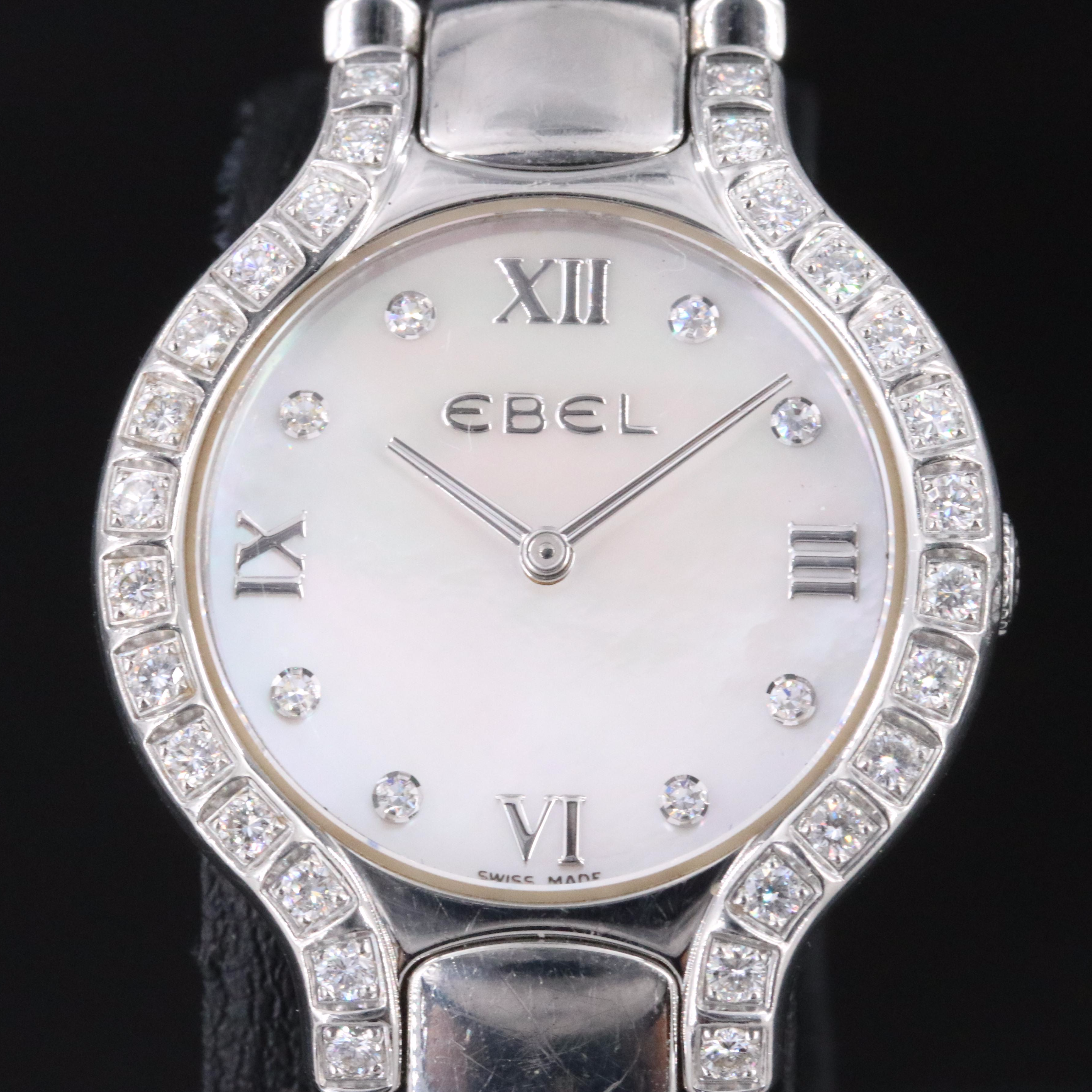 Ebel Beluga Mother-of-Pearl Diamond Dial and Case 9157428-20 Watch