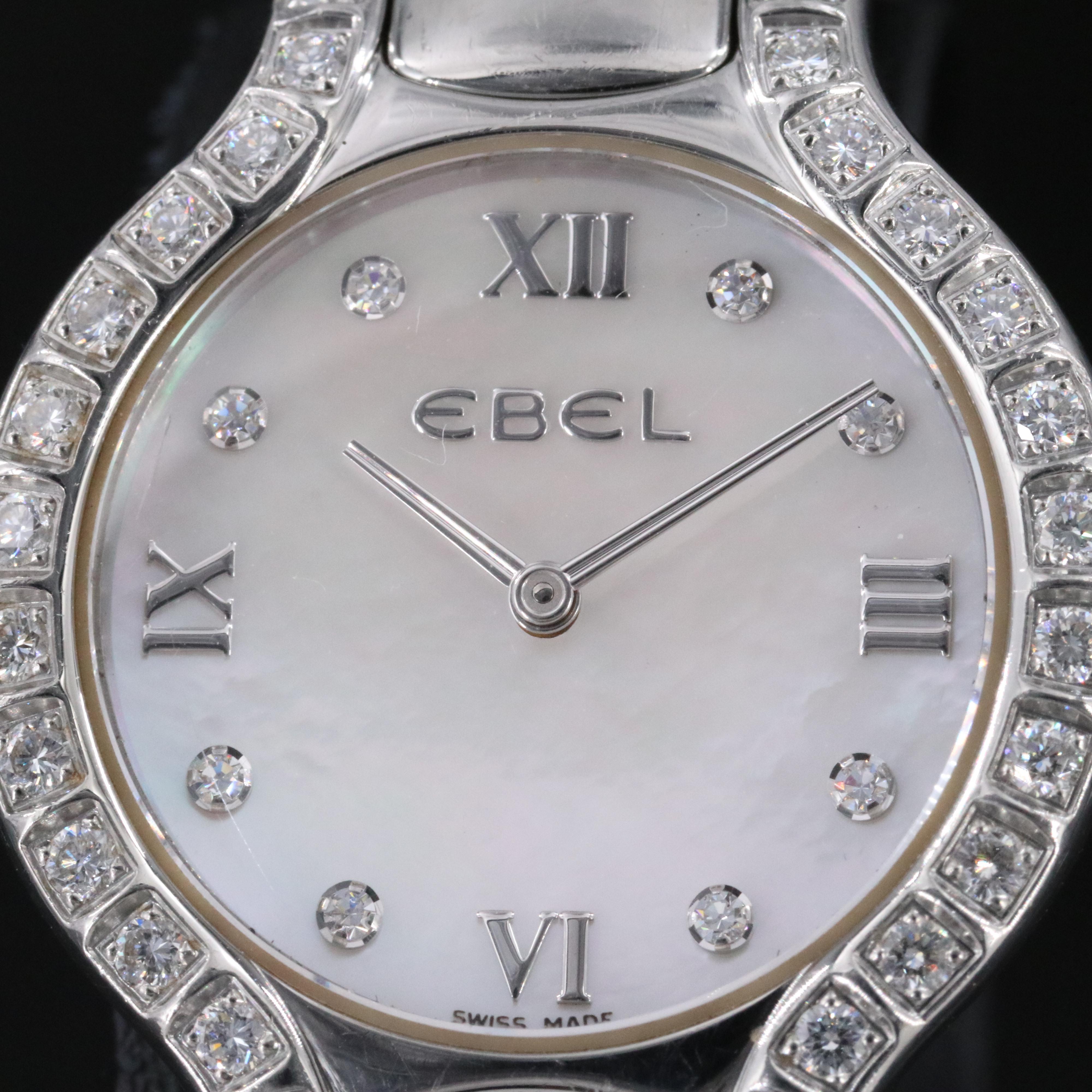 Ebel Beluga Mother-of-Pearl Diamond Dial and Case 9157428-20 Watch