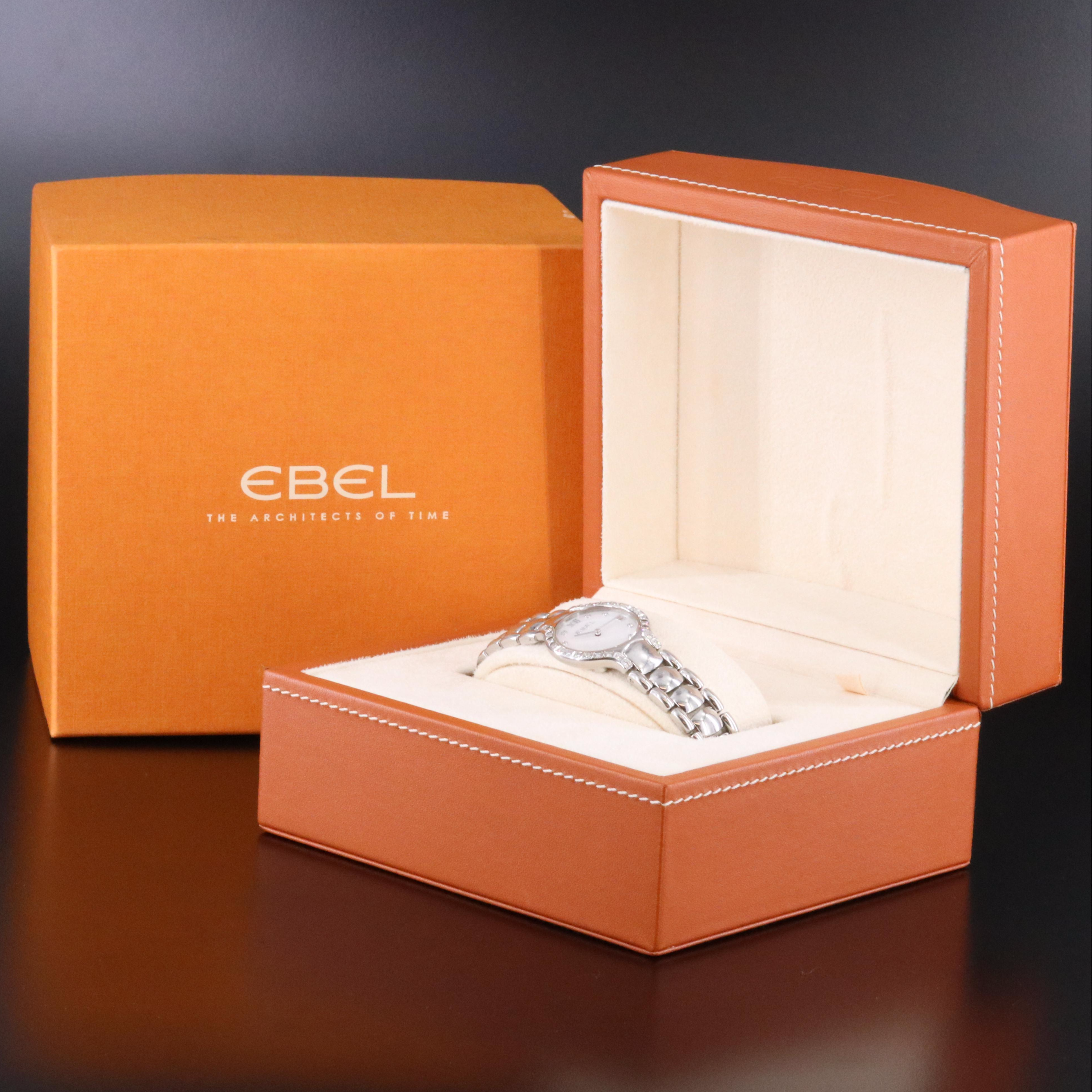 Ebel Beluga Mother-of-Pearl Diamond Dial and Case 9157428-20 Watch