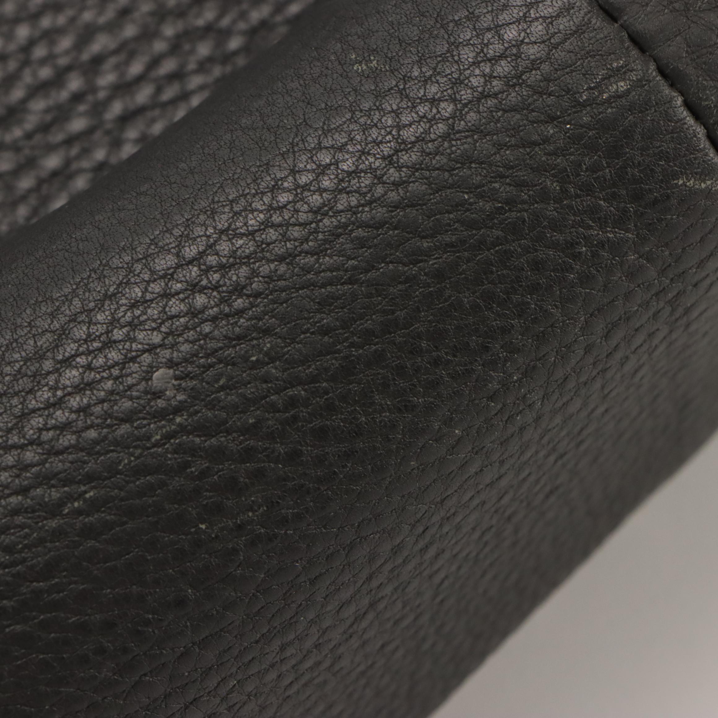 Celine Studded Boogie Bag in Black Grained Calfskin Leather