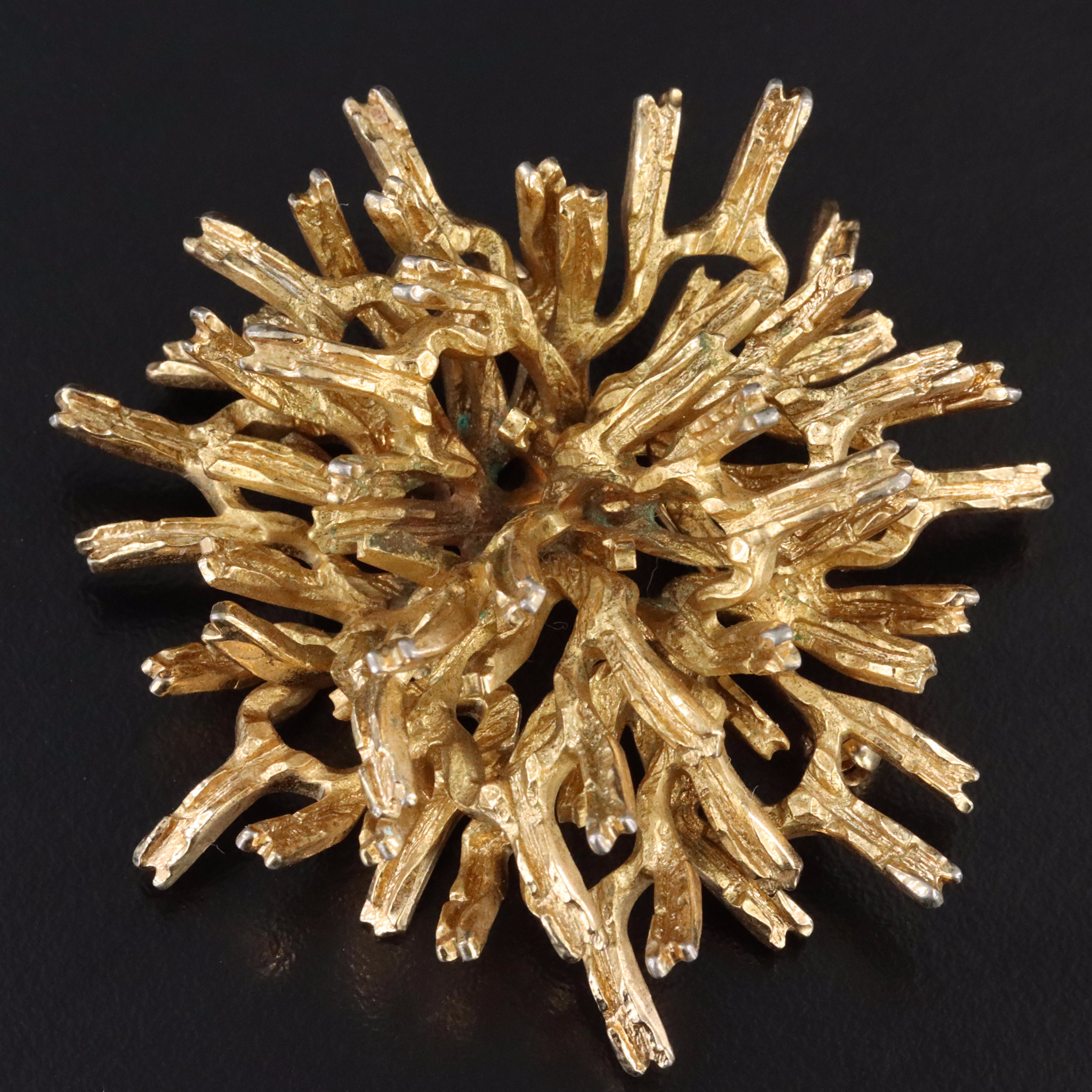 Vintage Grosse Brutalist Style Brooch