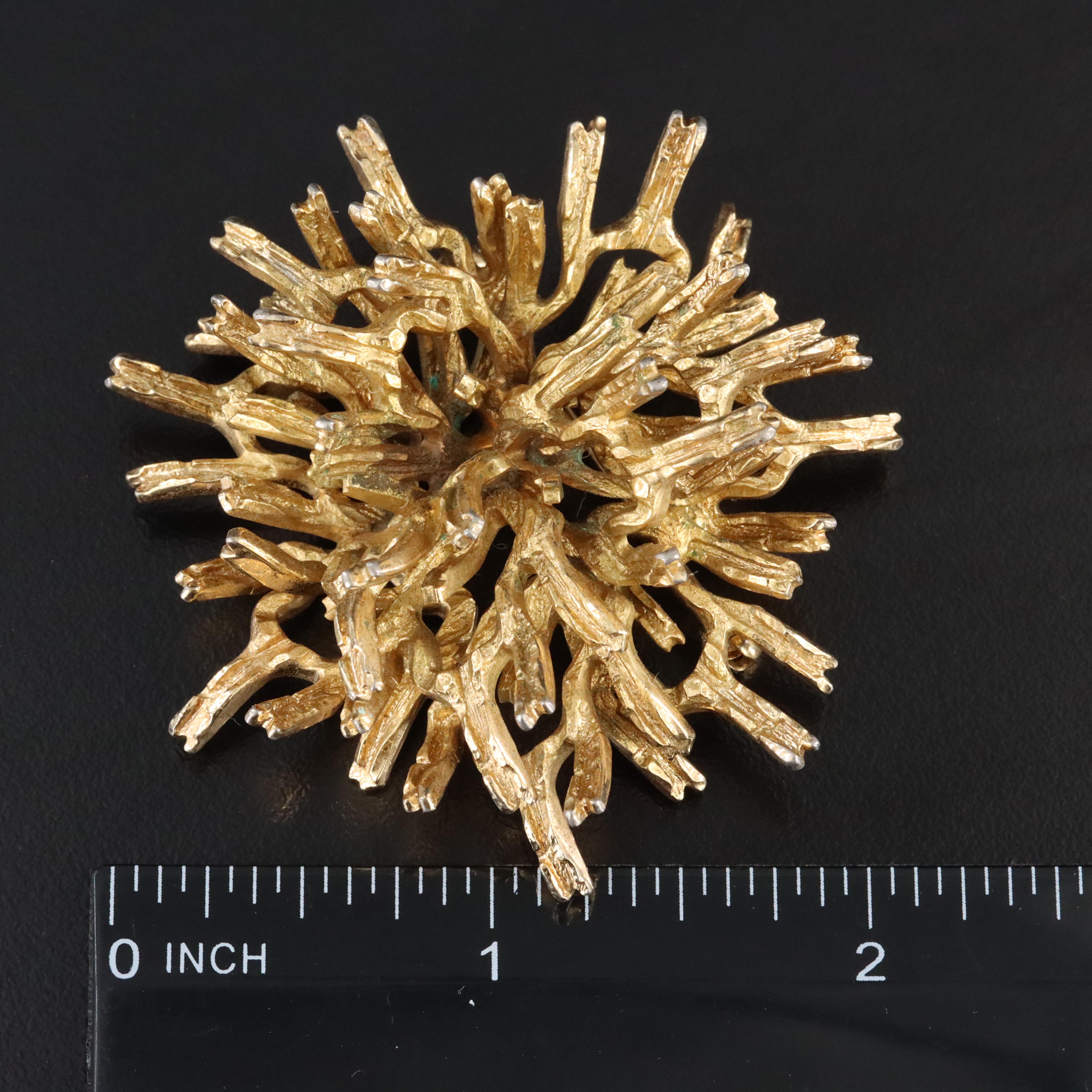 Vintage Grosse Brutalist Style Brooch