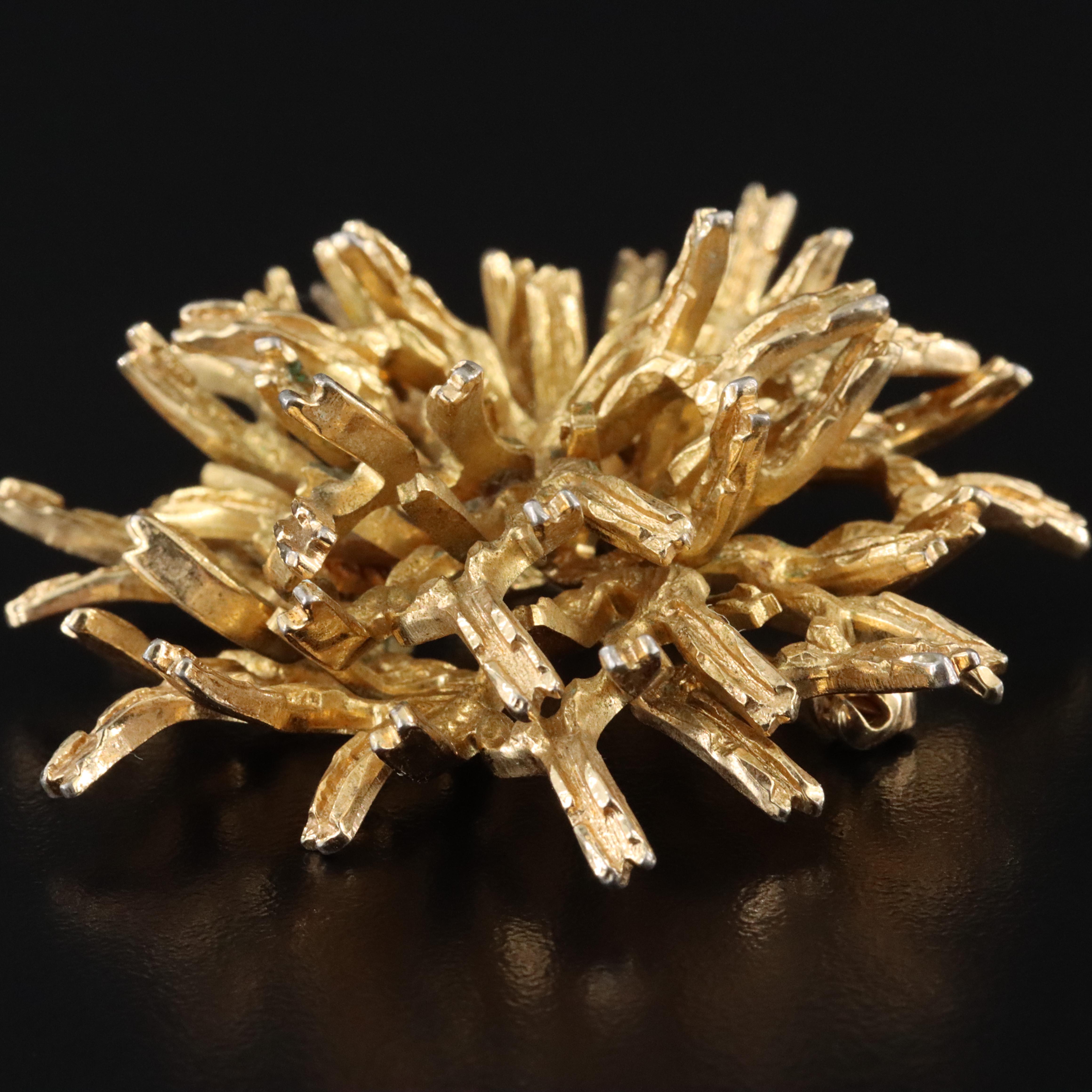 Vintage Grosse Brutalist Style Brooch