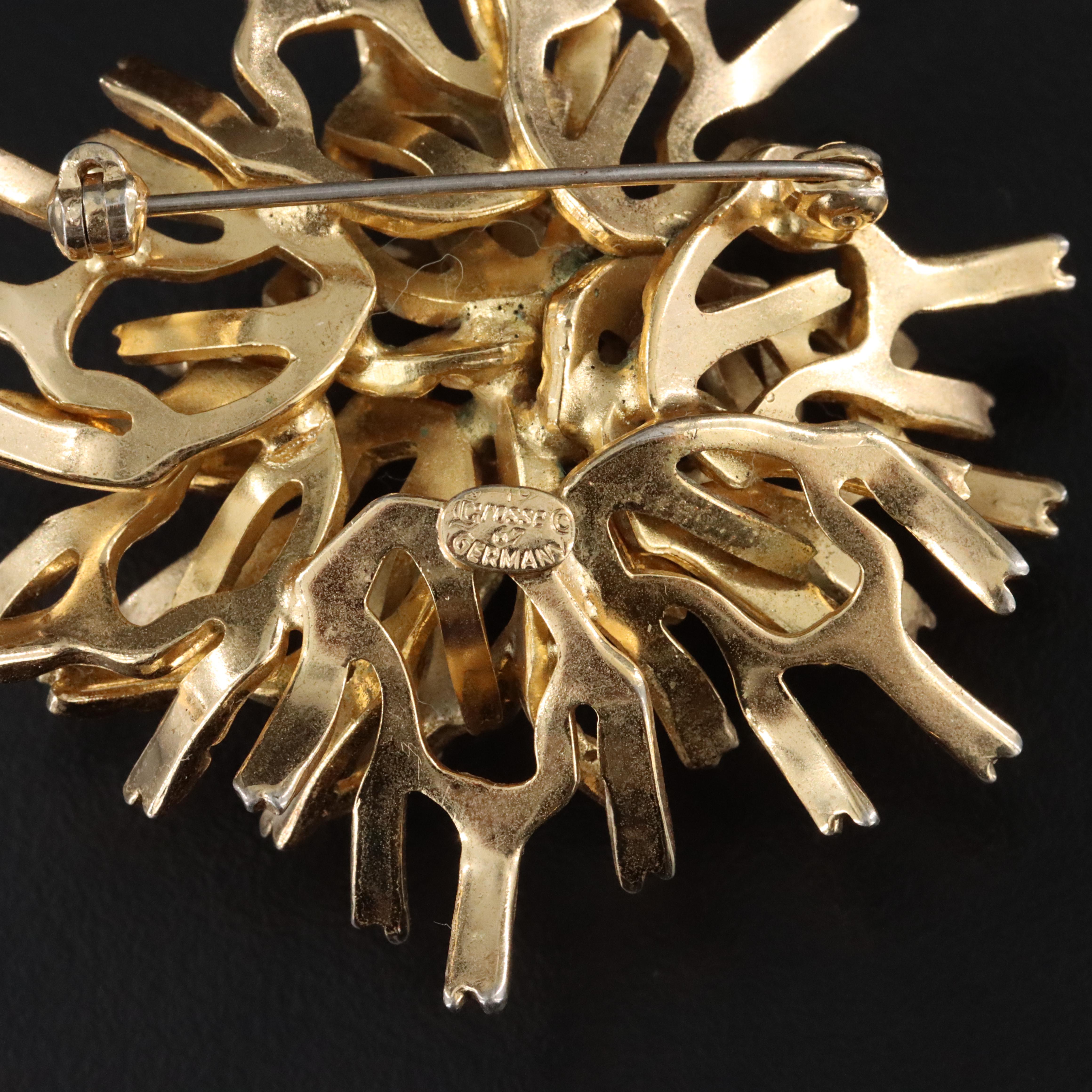 Vintage Grosse Brutalist Style Brooch