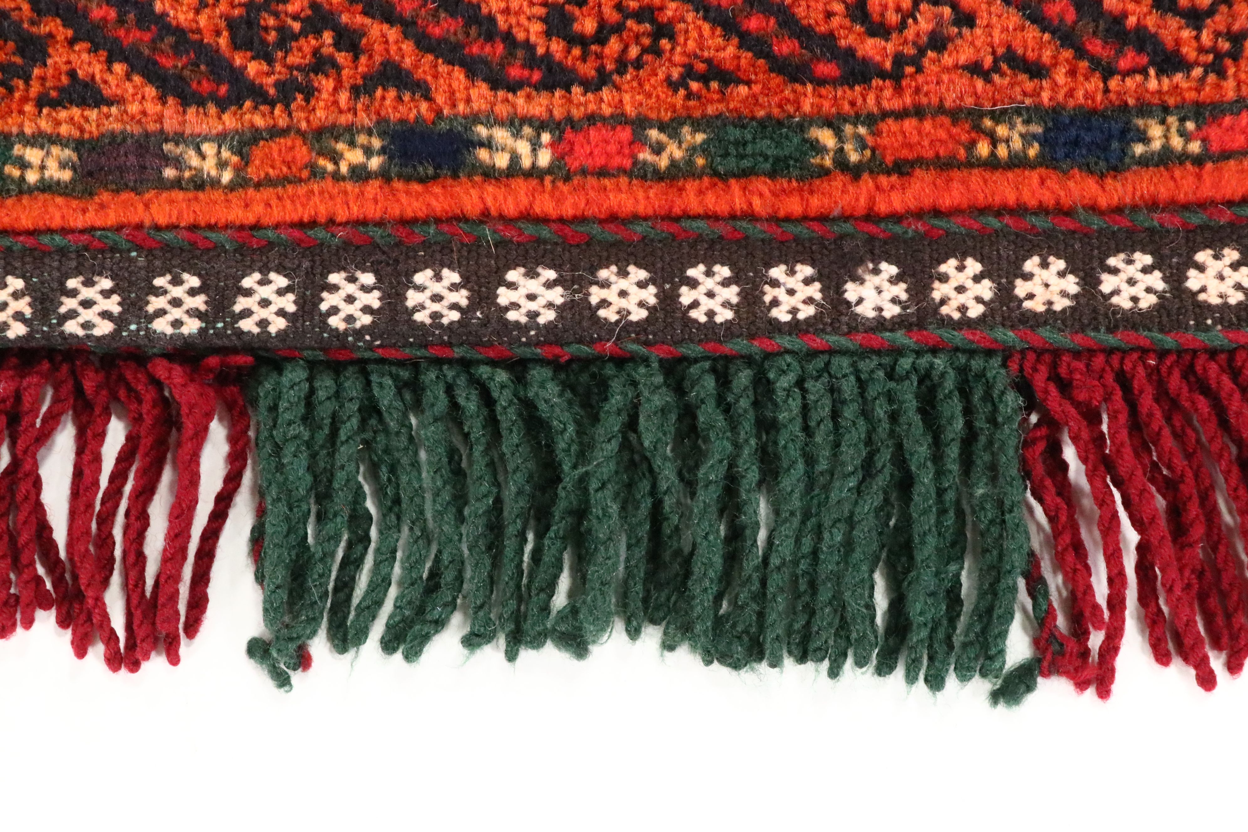 Hand-Knotted Afghan Baluch Balisht Bag Cushion Cover
