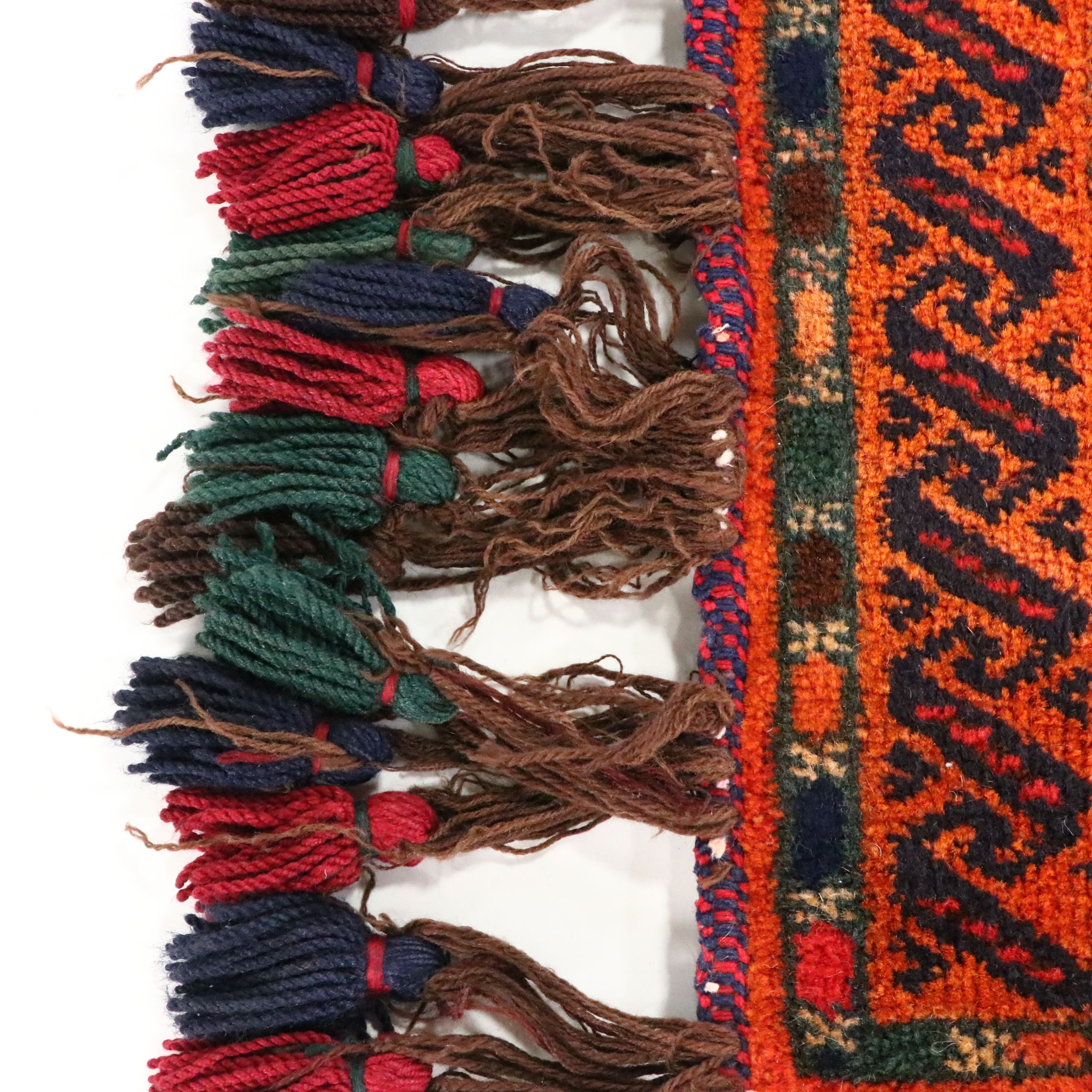 Hand-Knotted Afghan Baluch Balisht Bag Cushion Cover