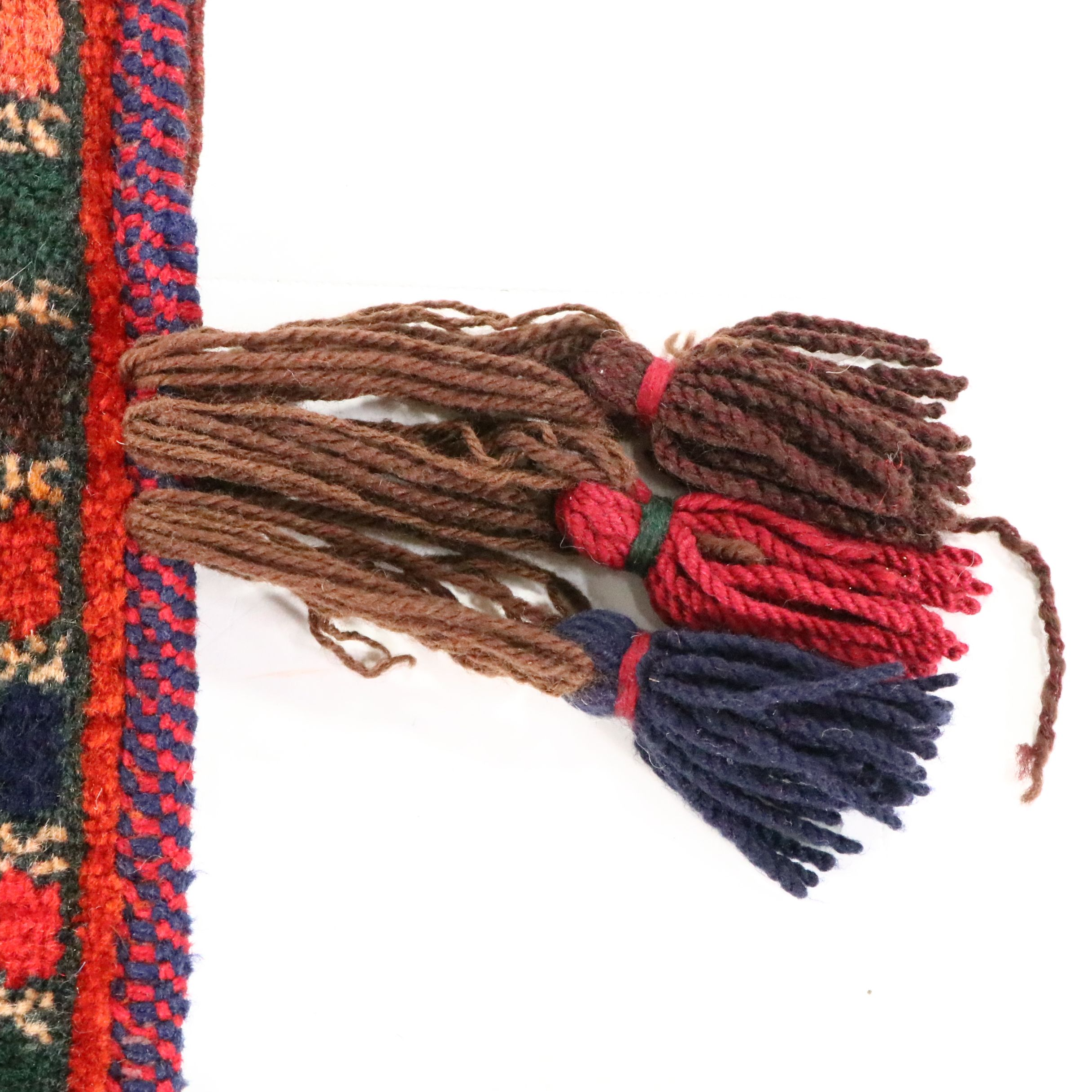 Hand-Knotted Afghan Baluch Balisht Bag Cushion Cover