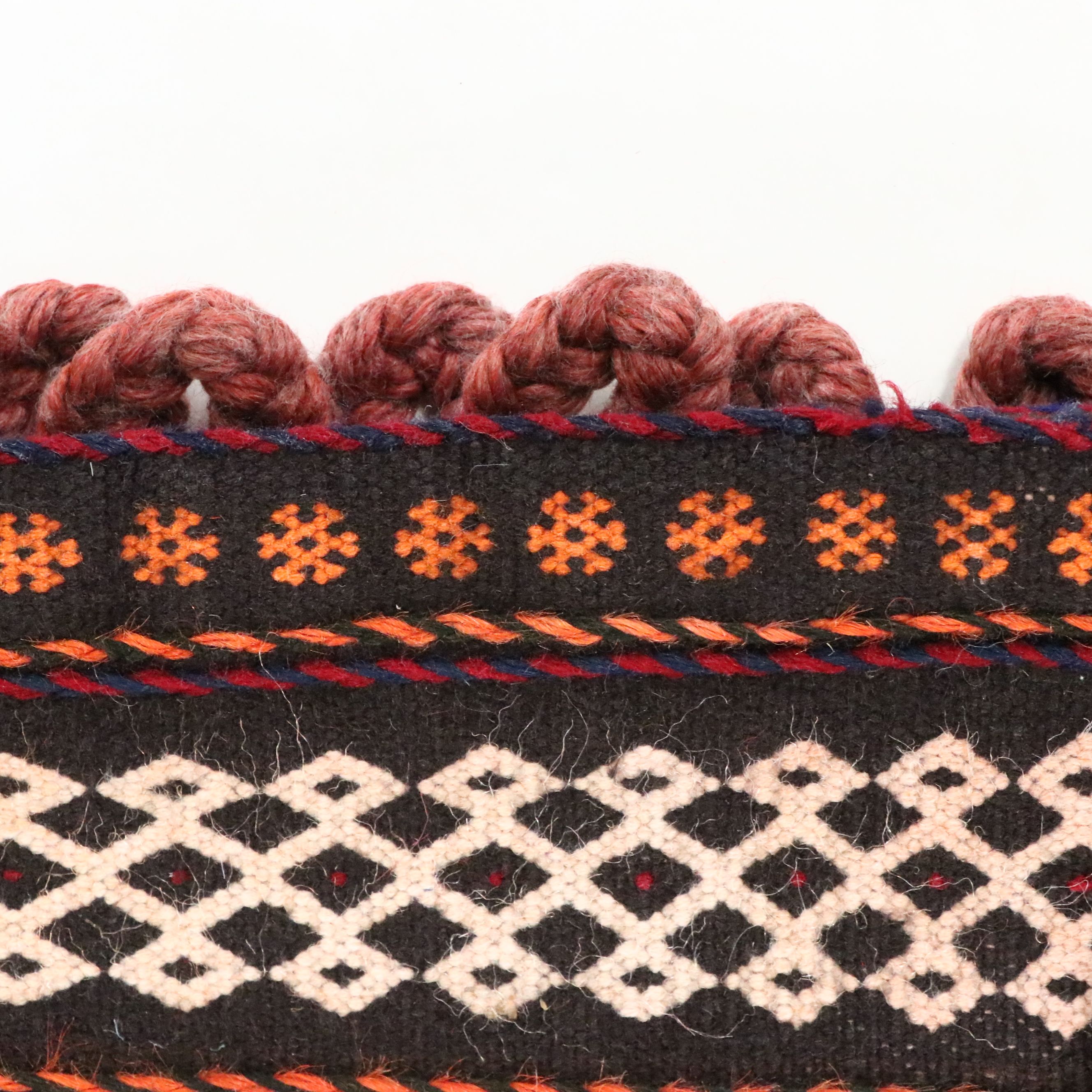 Hand-Knotted Afghan Baluch Balisht Bag Cushion Cover