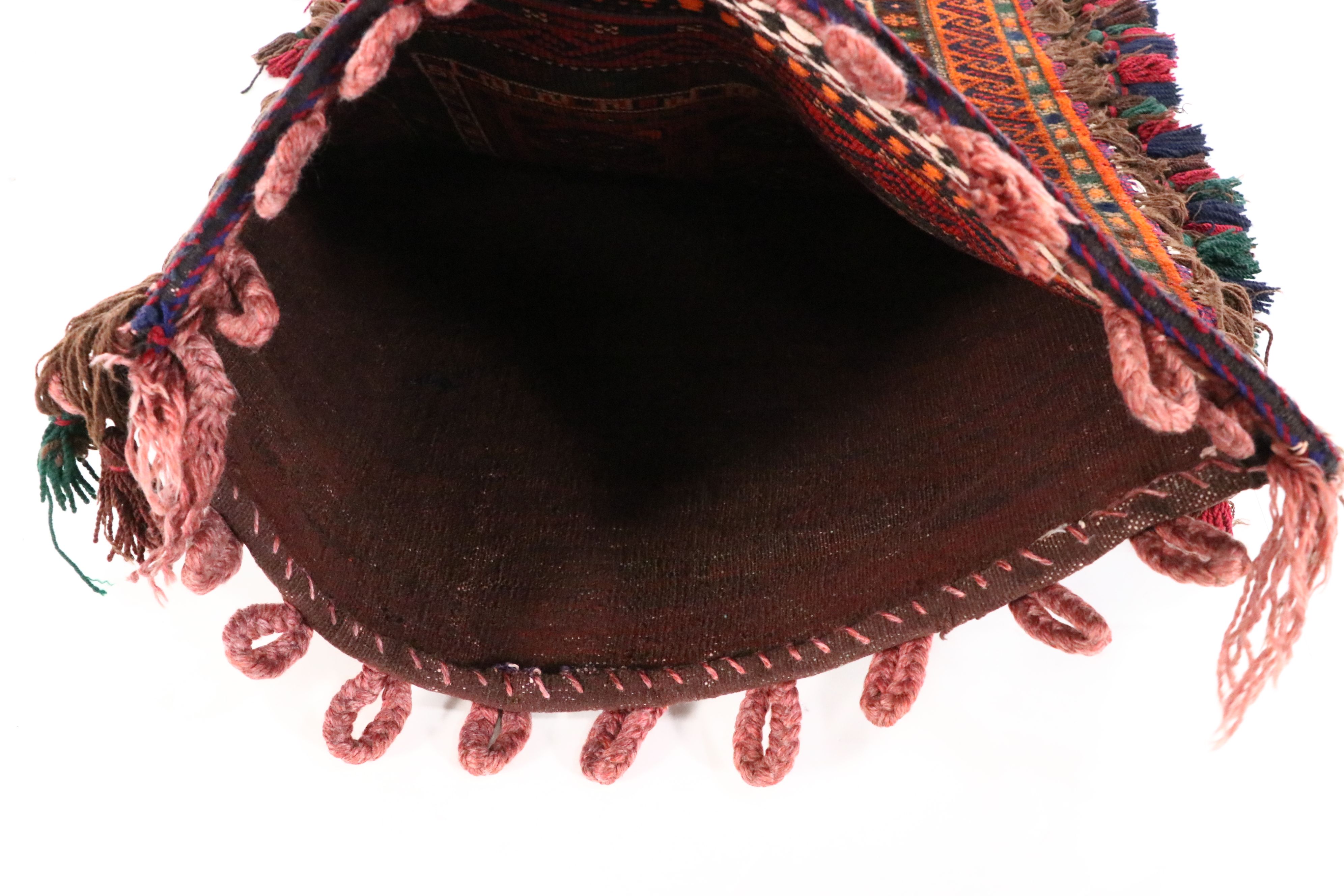 Hand-Knotted Afghan Baluch Balisht Bag Cushion Cover