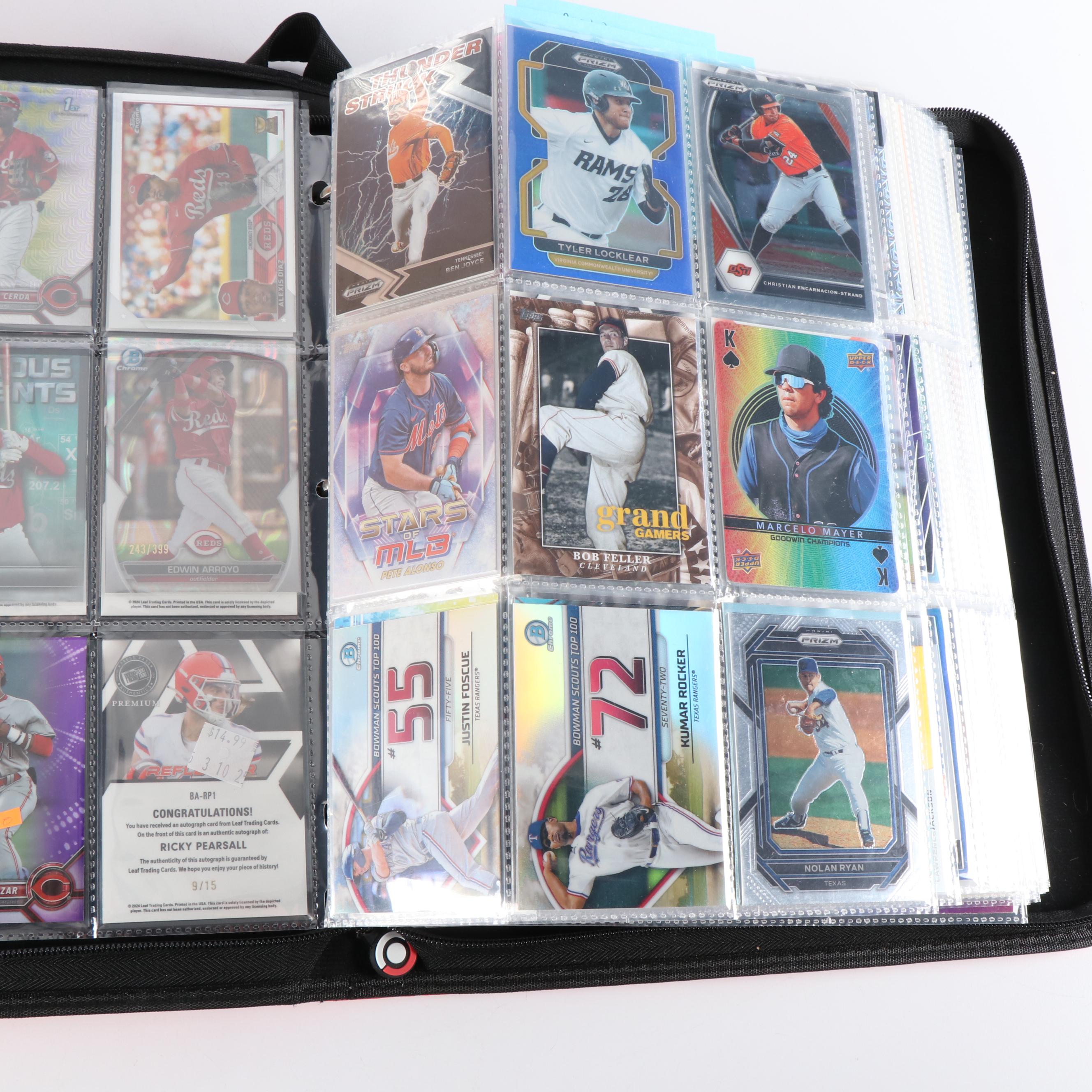 Collection of Baseball, Football and Other Sports Cards, Including Signatutures