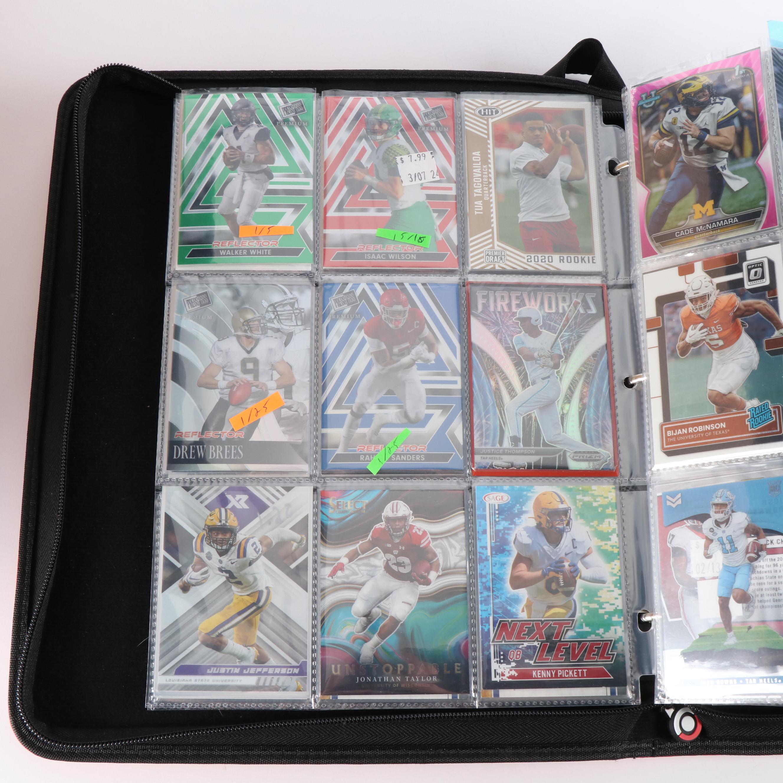 Collection of Baseball, Football and Other Sports Cards, Including Signatutures