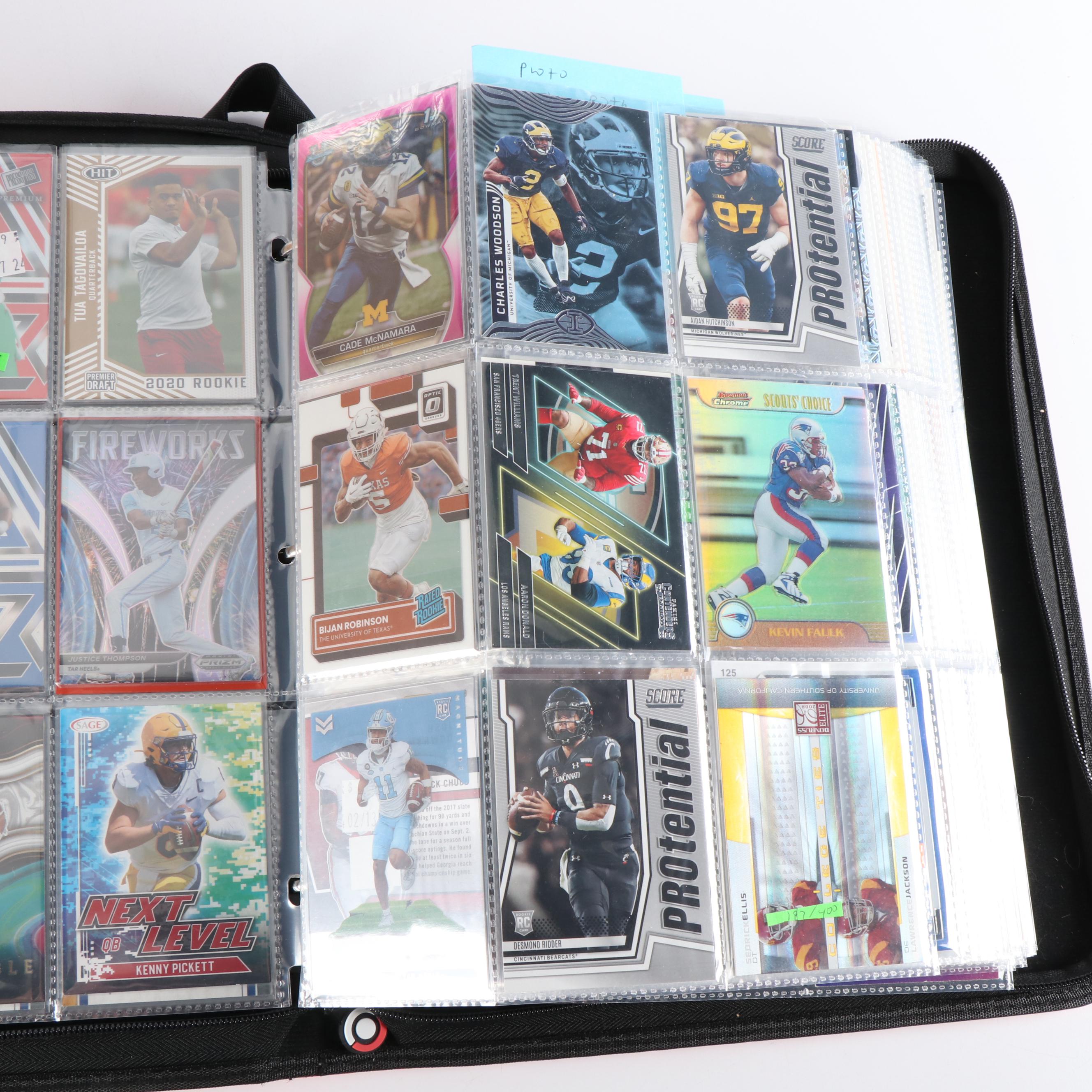 Collection of Baseball, Football and Other Sports Cards, Including Signatutures