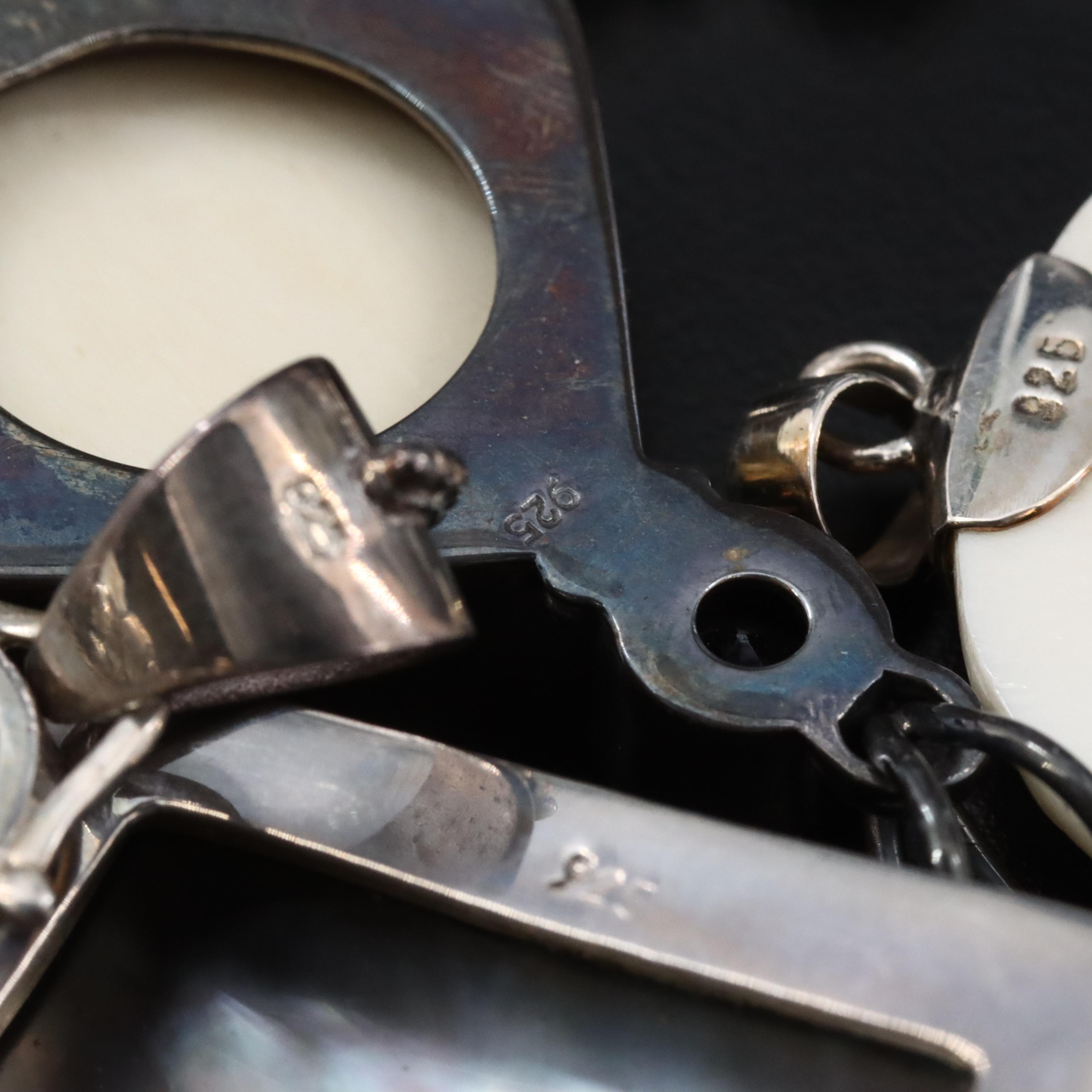 Sterling Gemstone Jewelry Collection Including Relios