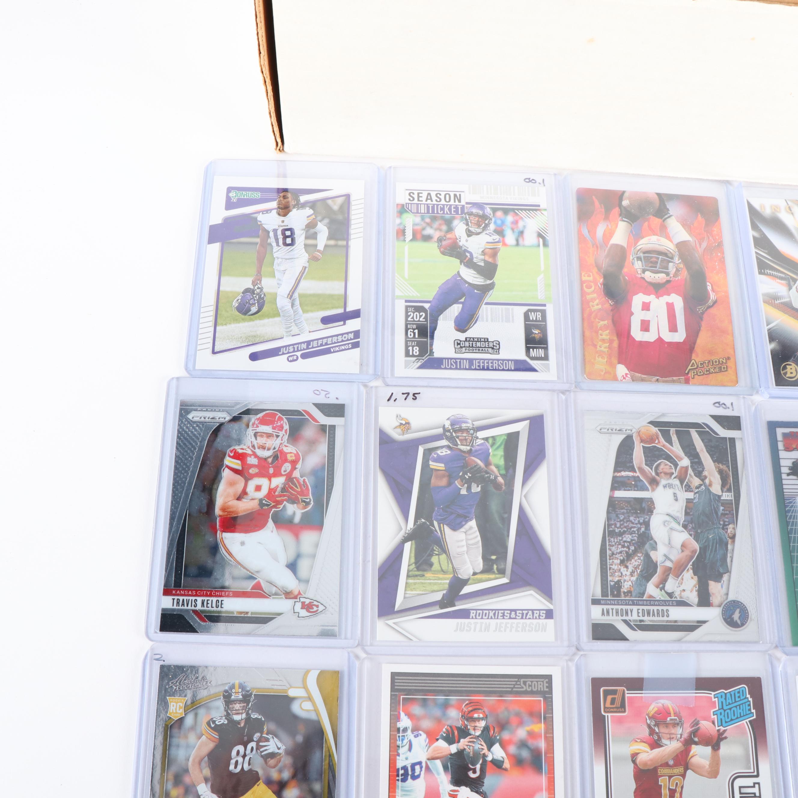 Elite with Other Sports Cards Featuring PSA Graded Joe Burrow Rookie Year & More