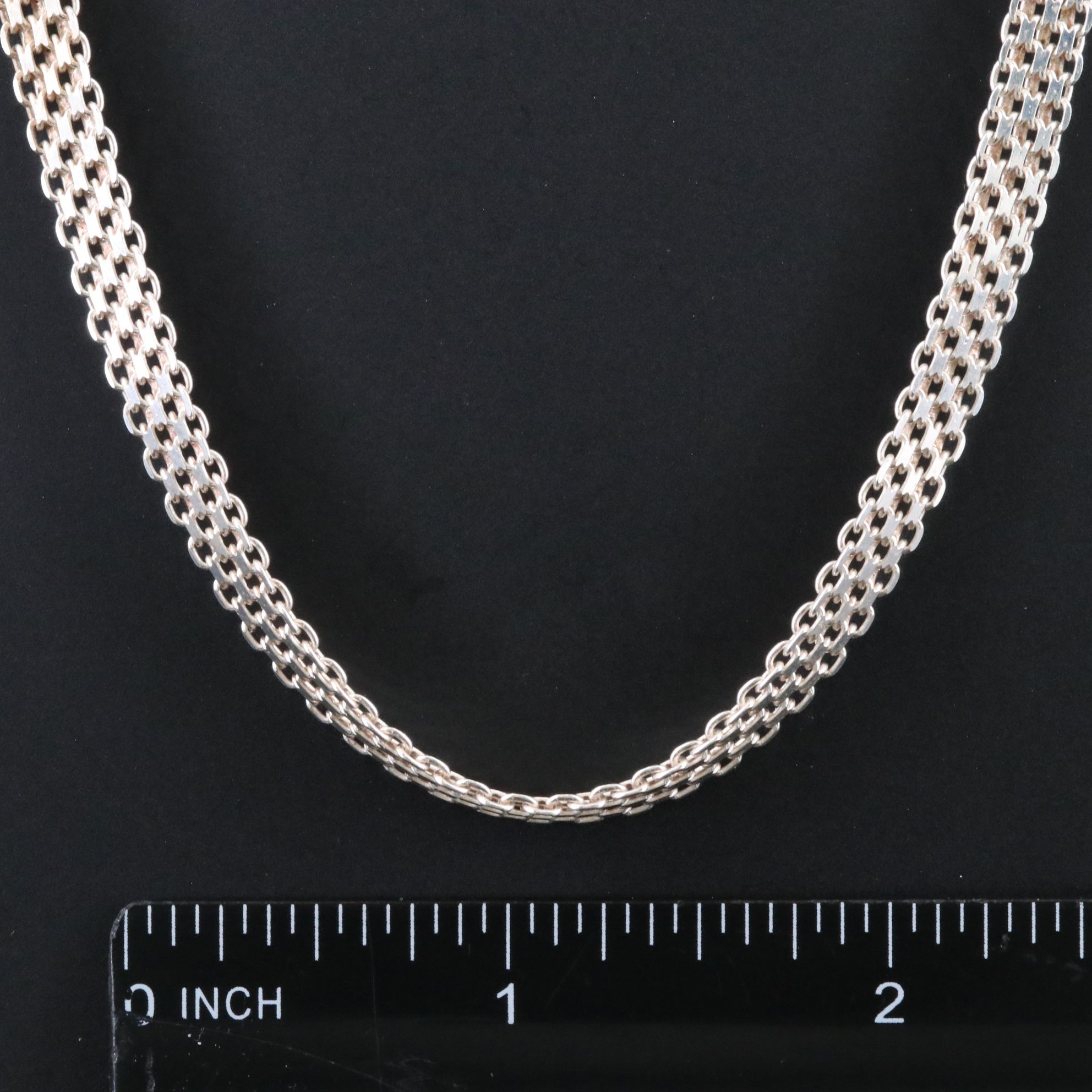 Sterling Bismark Link Necklace