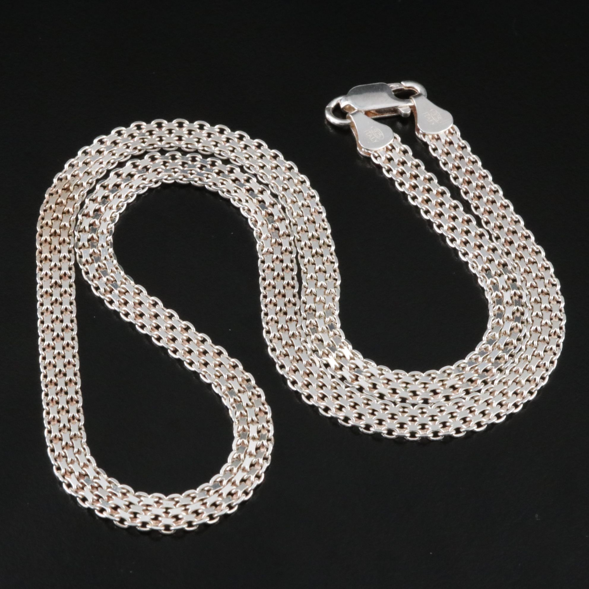 Sterling Bismark Link Necklace