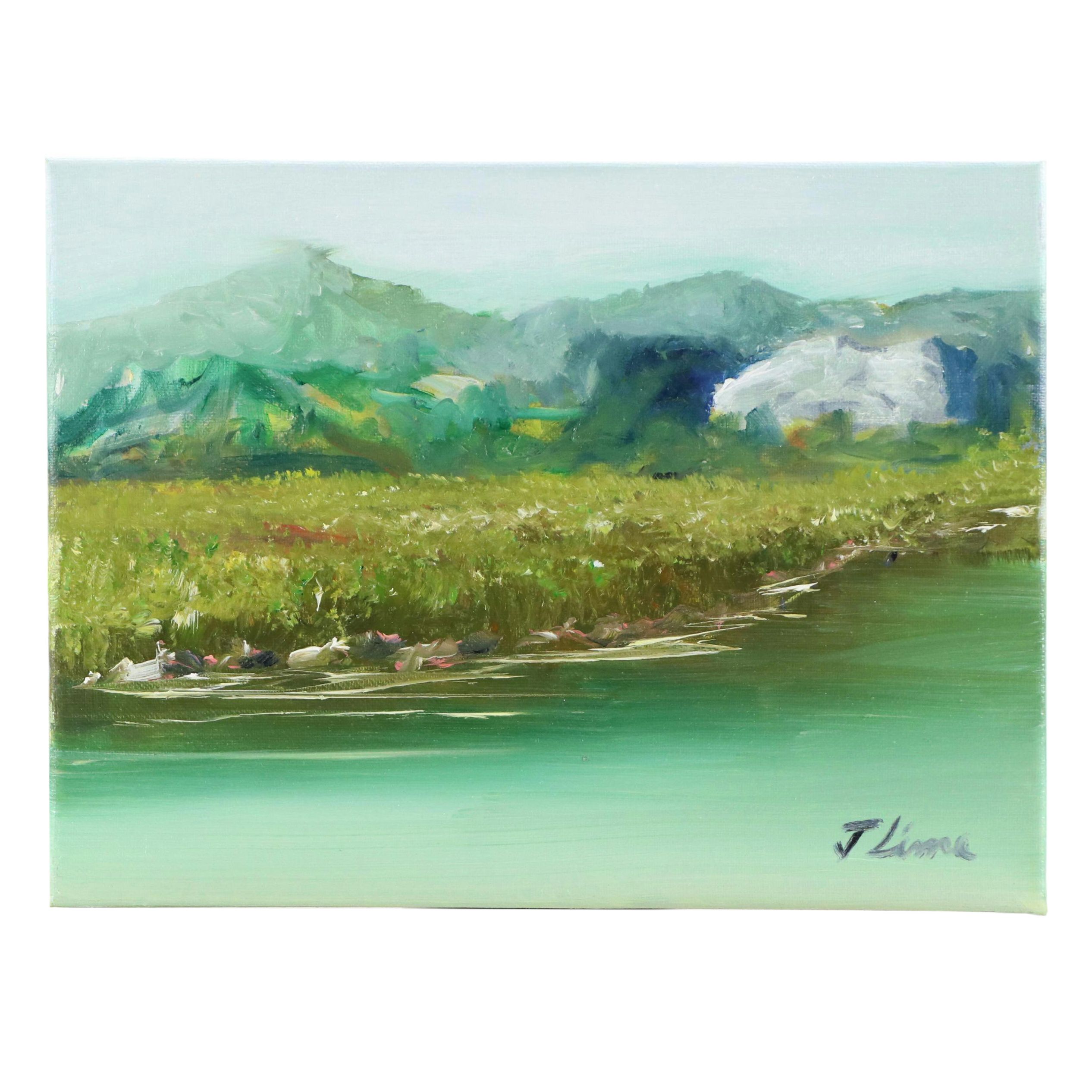 José M. Lima Landscape Oil Painting, 2025