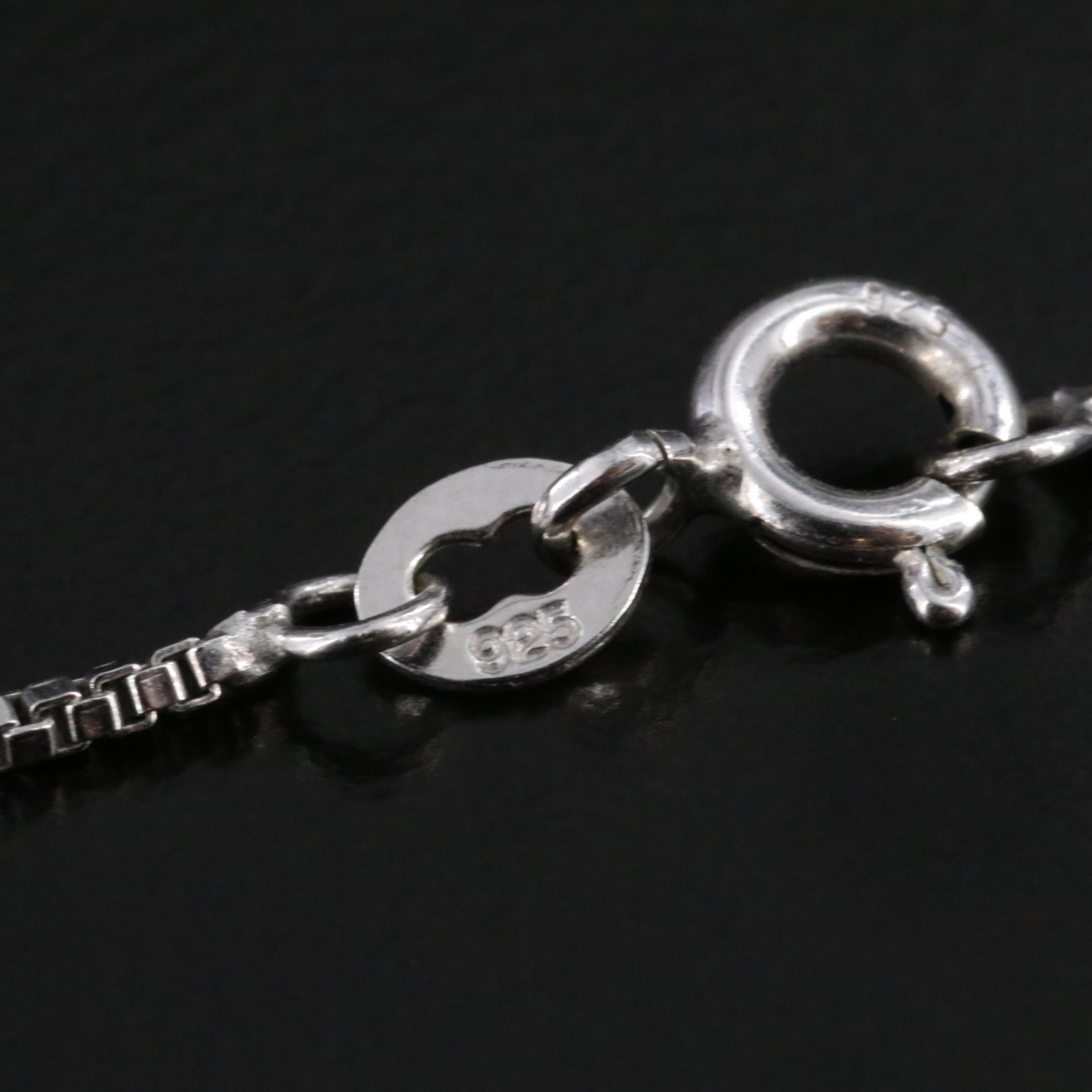 Sterling Box Chain Necklace
