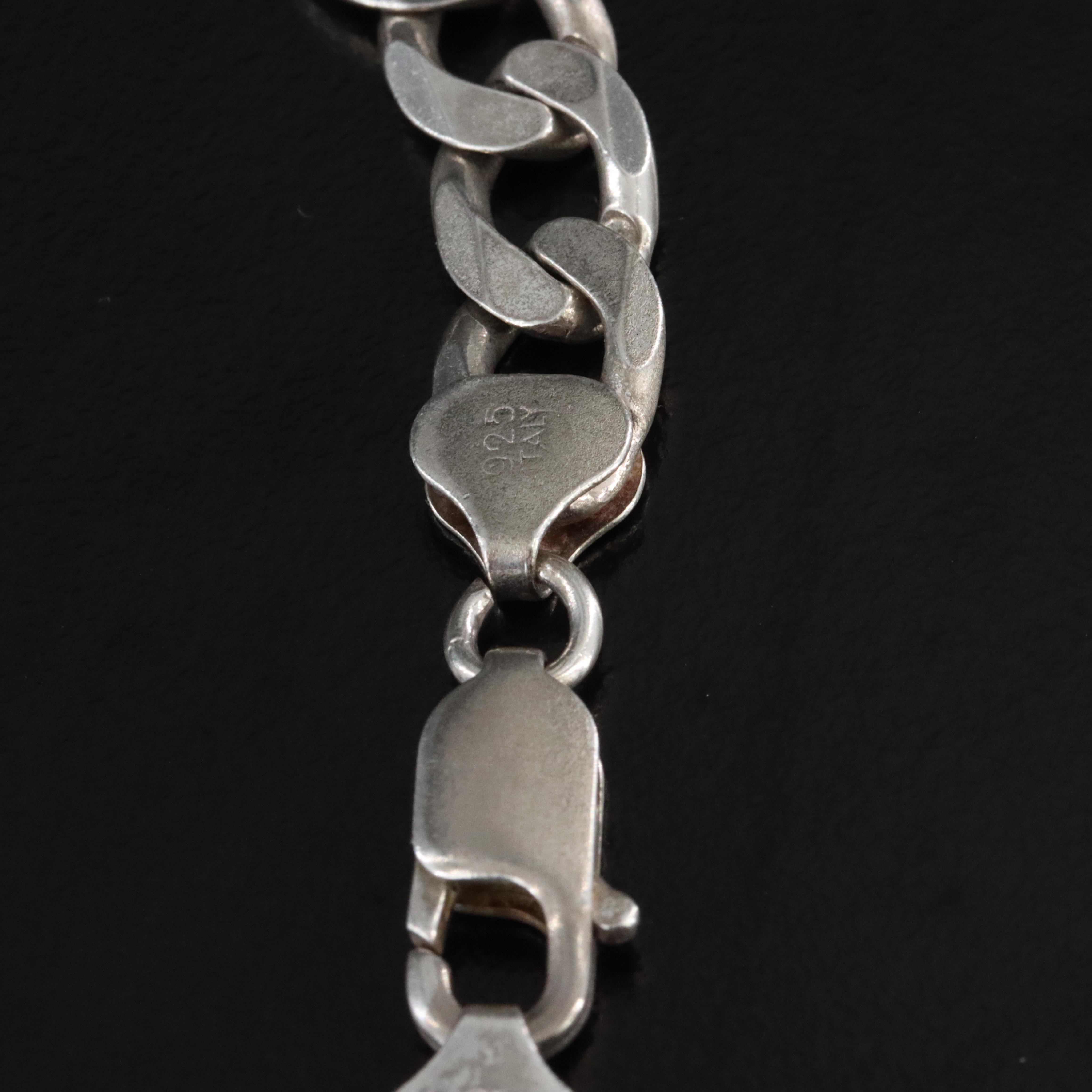 Italian Sterling Curb Chain Necklace