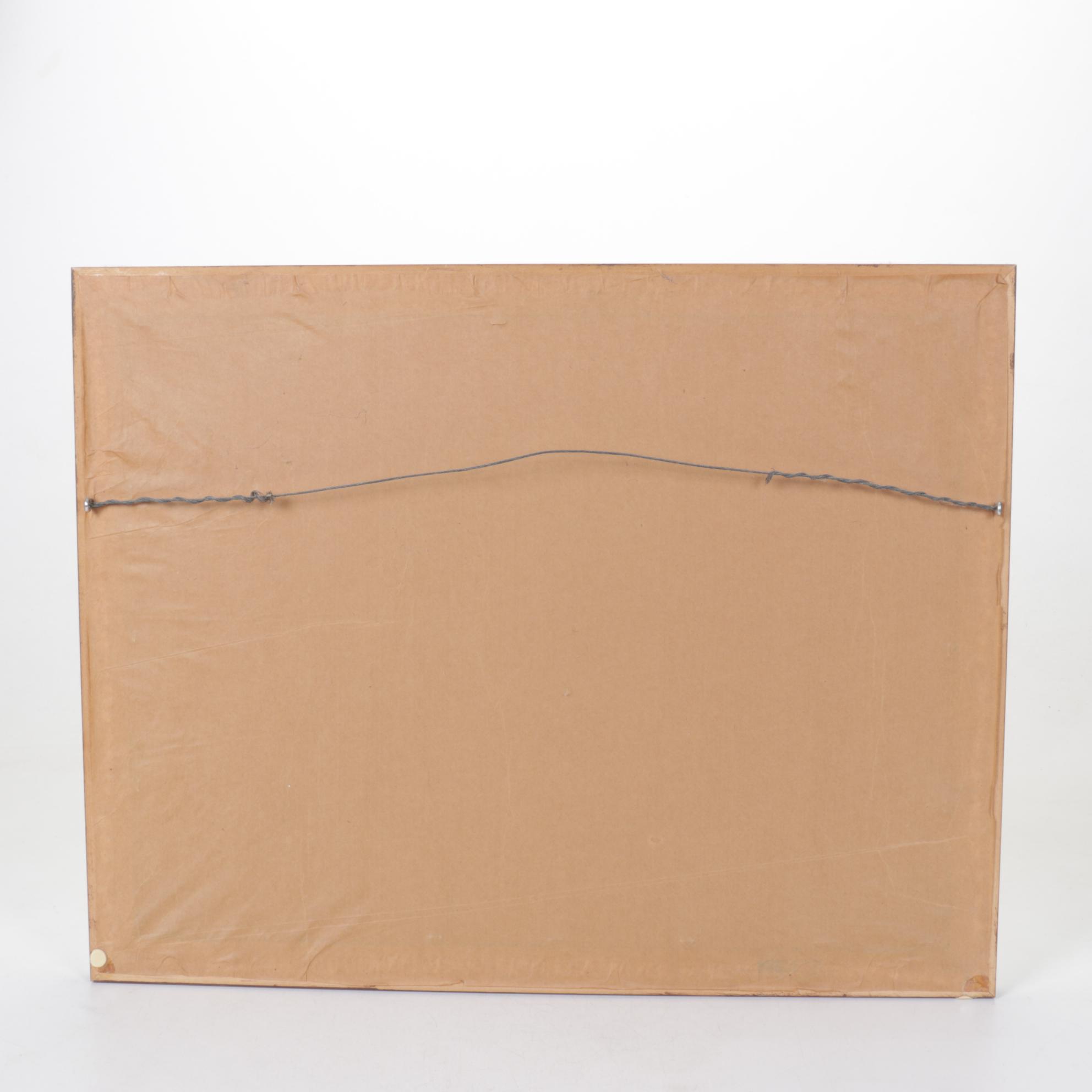 Cailly "Opera House, Granville, Ohio" Pen and Ink Style Lithograph