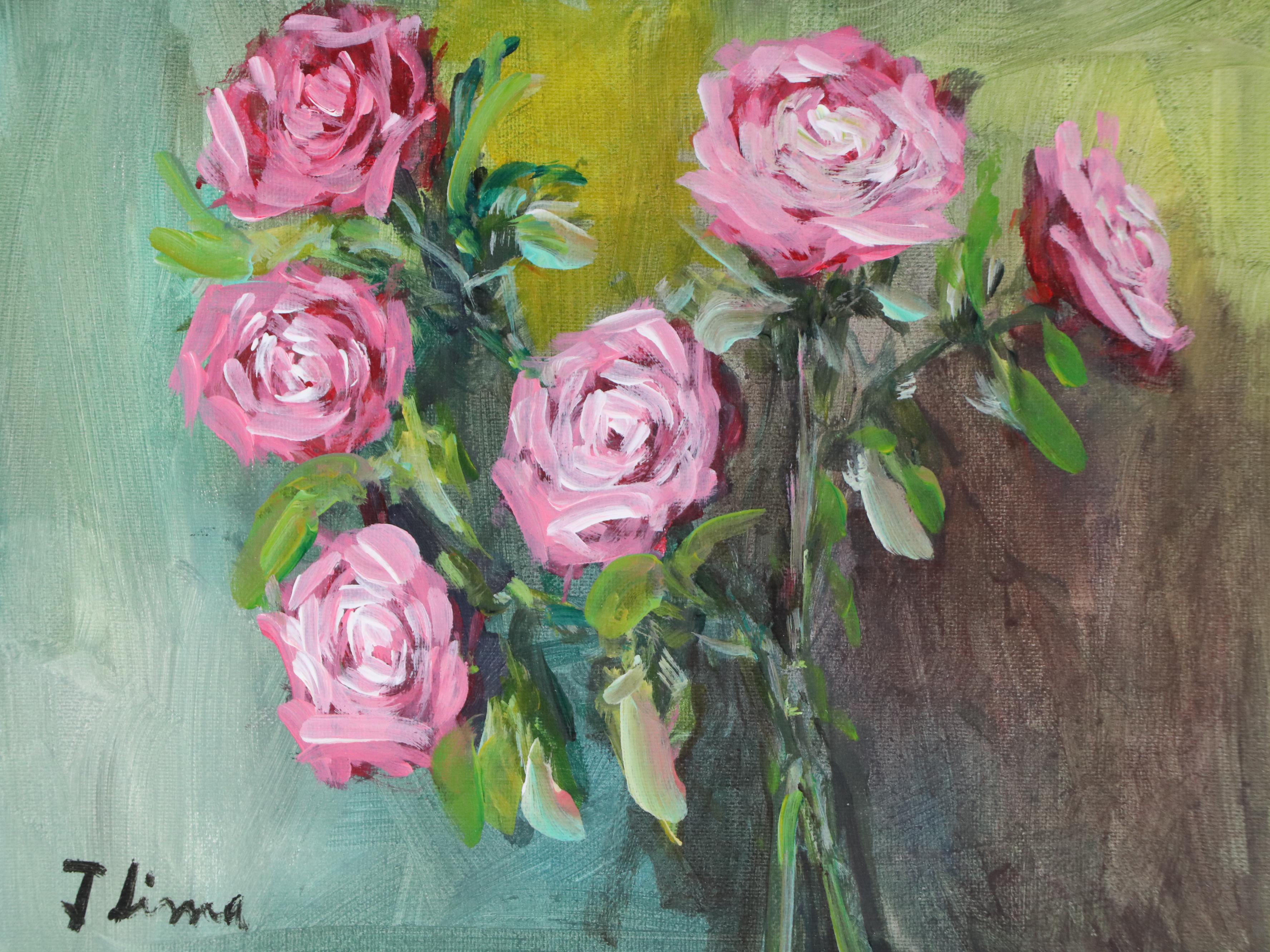 José M. Lima Floral Oil Painting, 2025