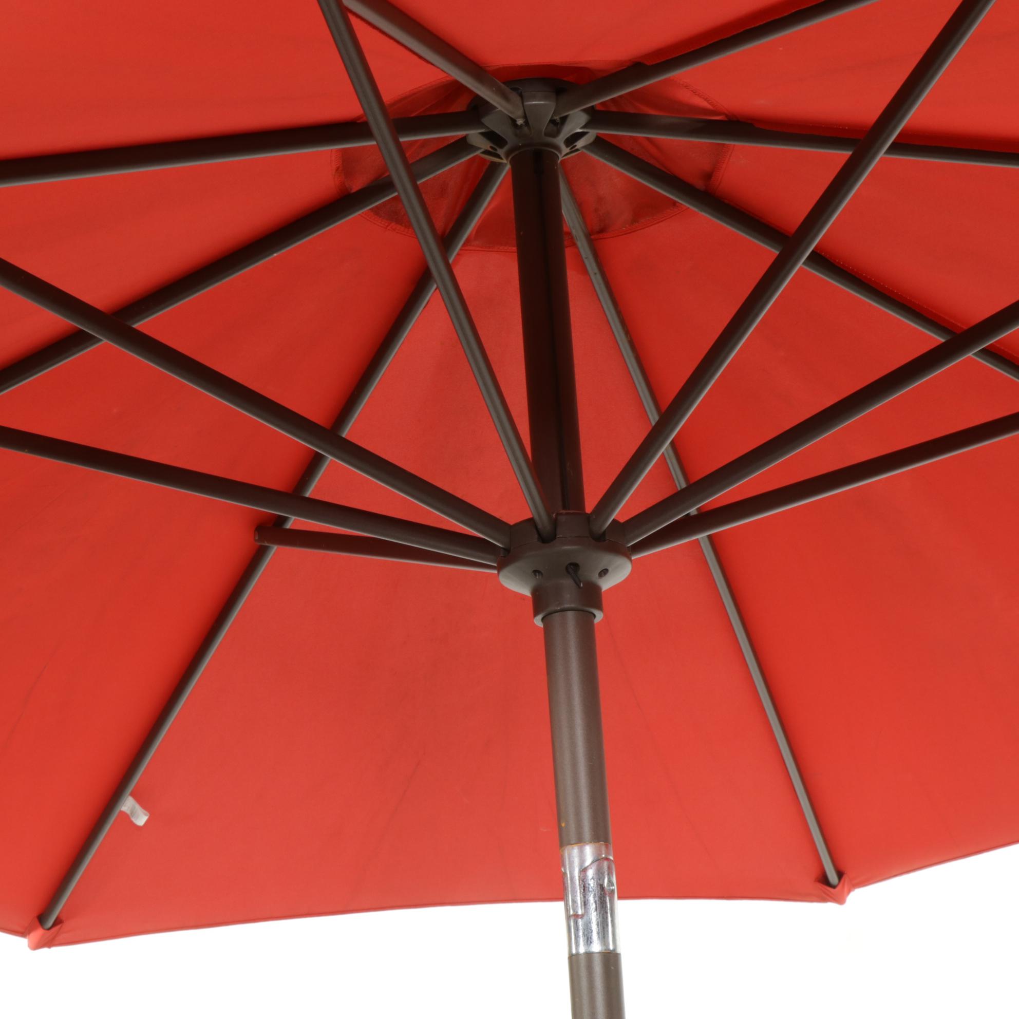Picnic Table and Umbrella