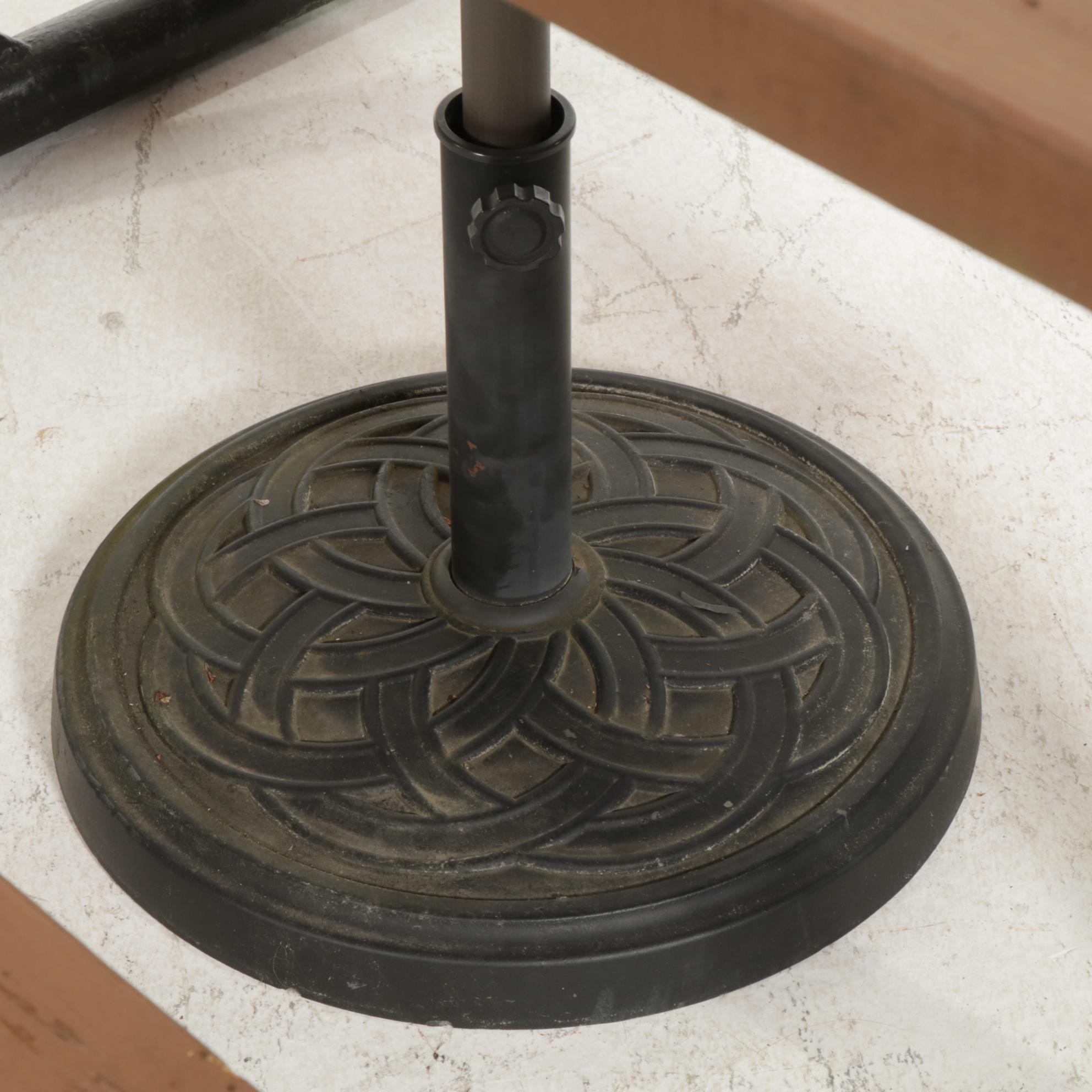 Picnic Table and Umbrella