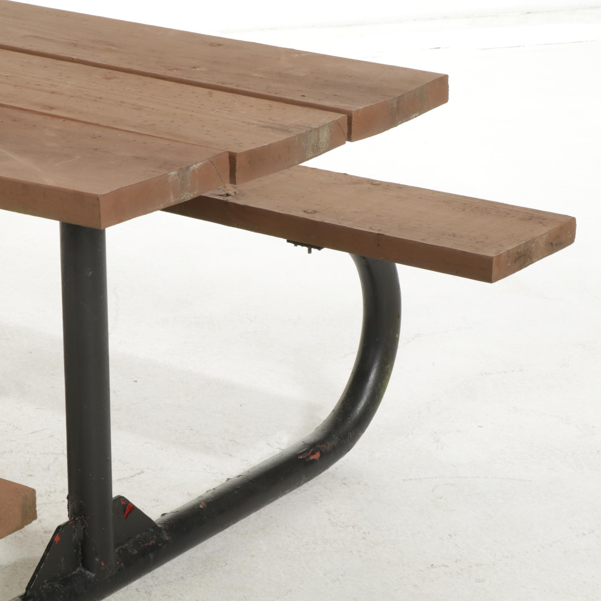 Picnic Table and Umbrella