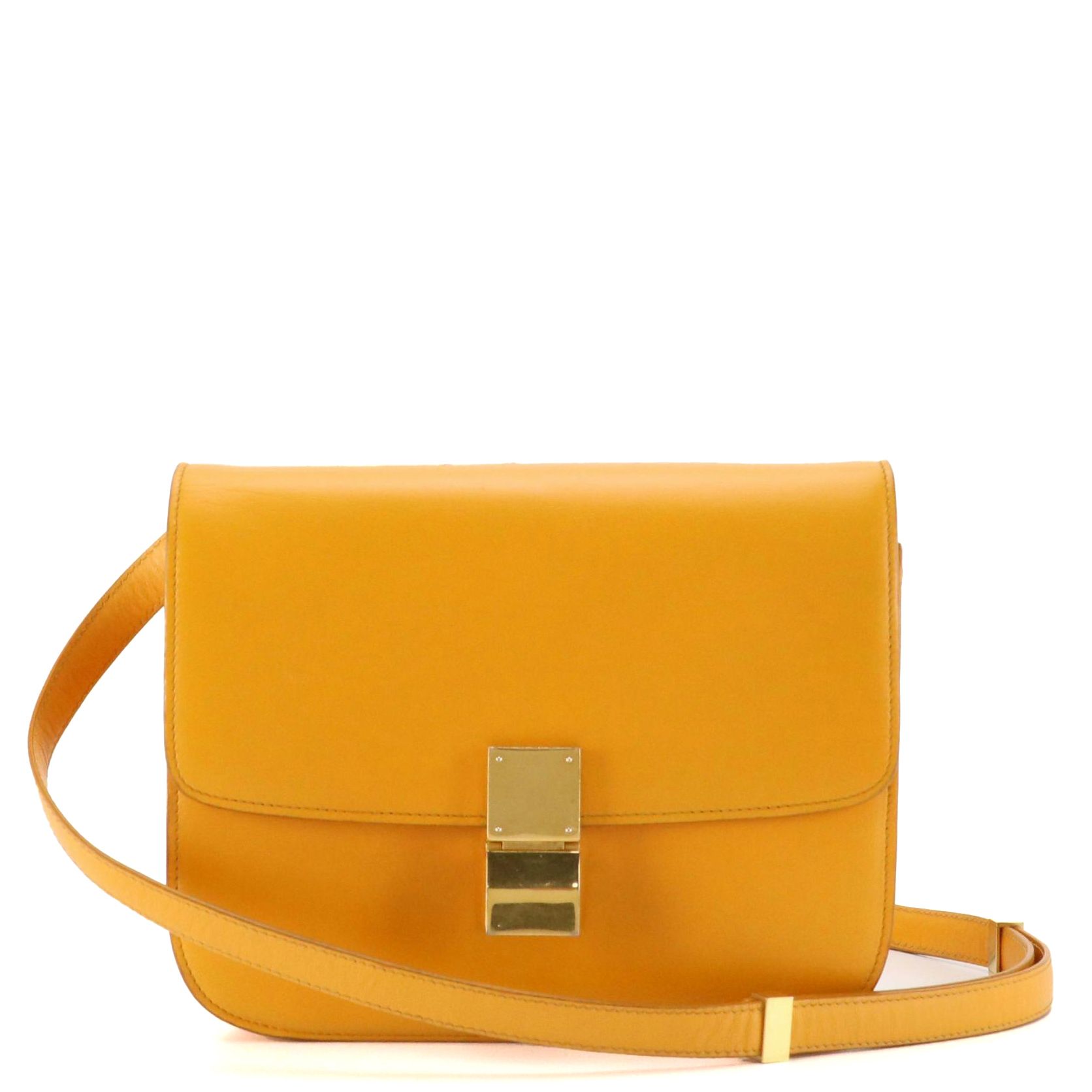 Céline Classic Box Flap Crossbody Bag in Smooth Calfskin Leather