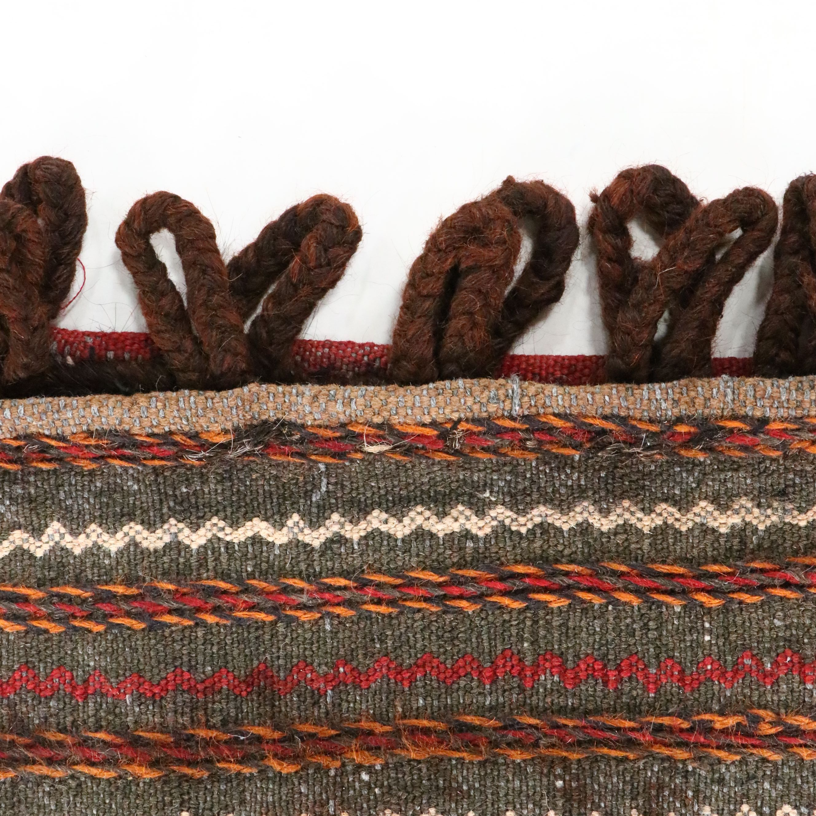 Hand-Knotted Afghan Baluch Balisht Bag Cushion Cover