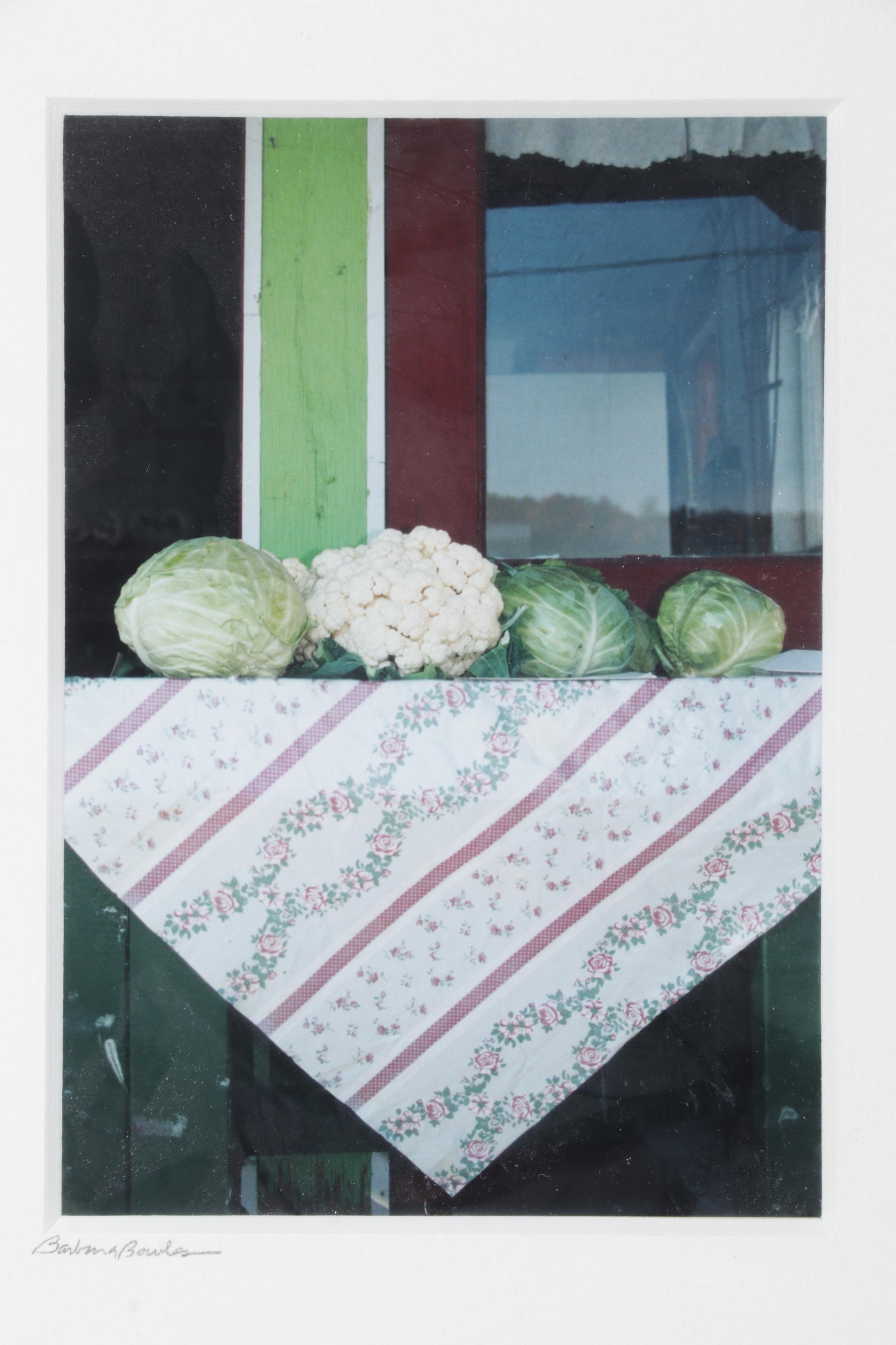 Barbara Bowles Still Life Photograph of Tabled Farm Produce, Early 21st Century