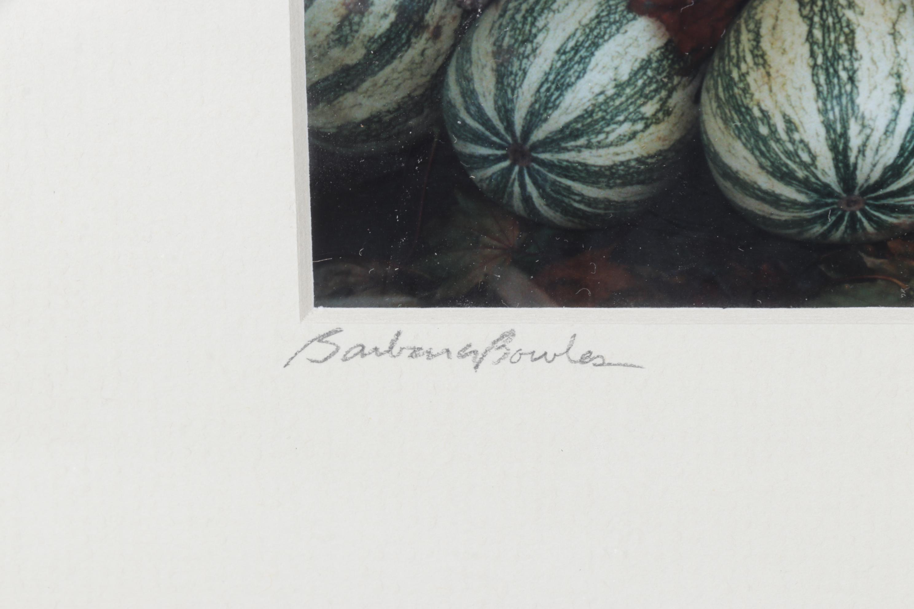 Barbara Bowles "Autumn Tranquility" Still Life Photograph, 2002