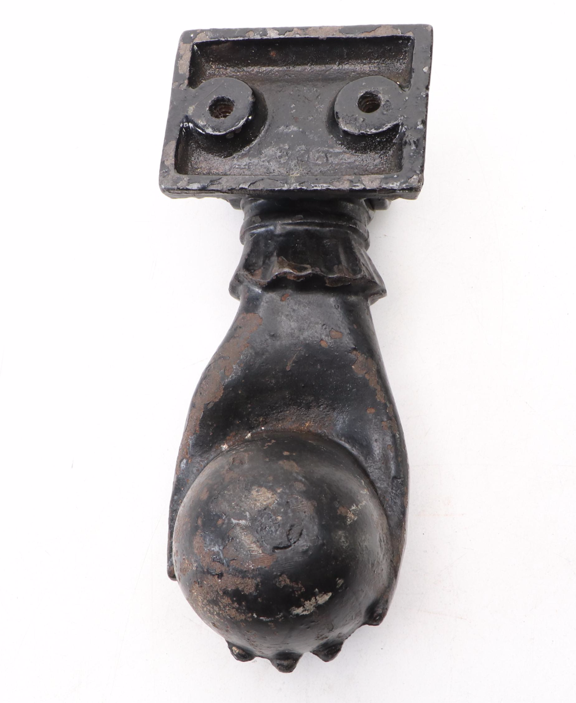 Cast Iron Hand and Ball Door Knocker
