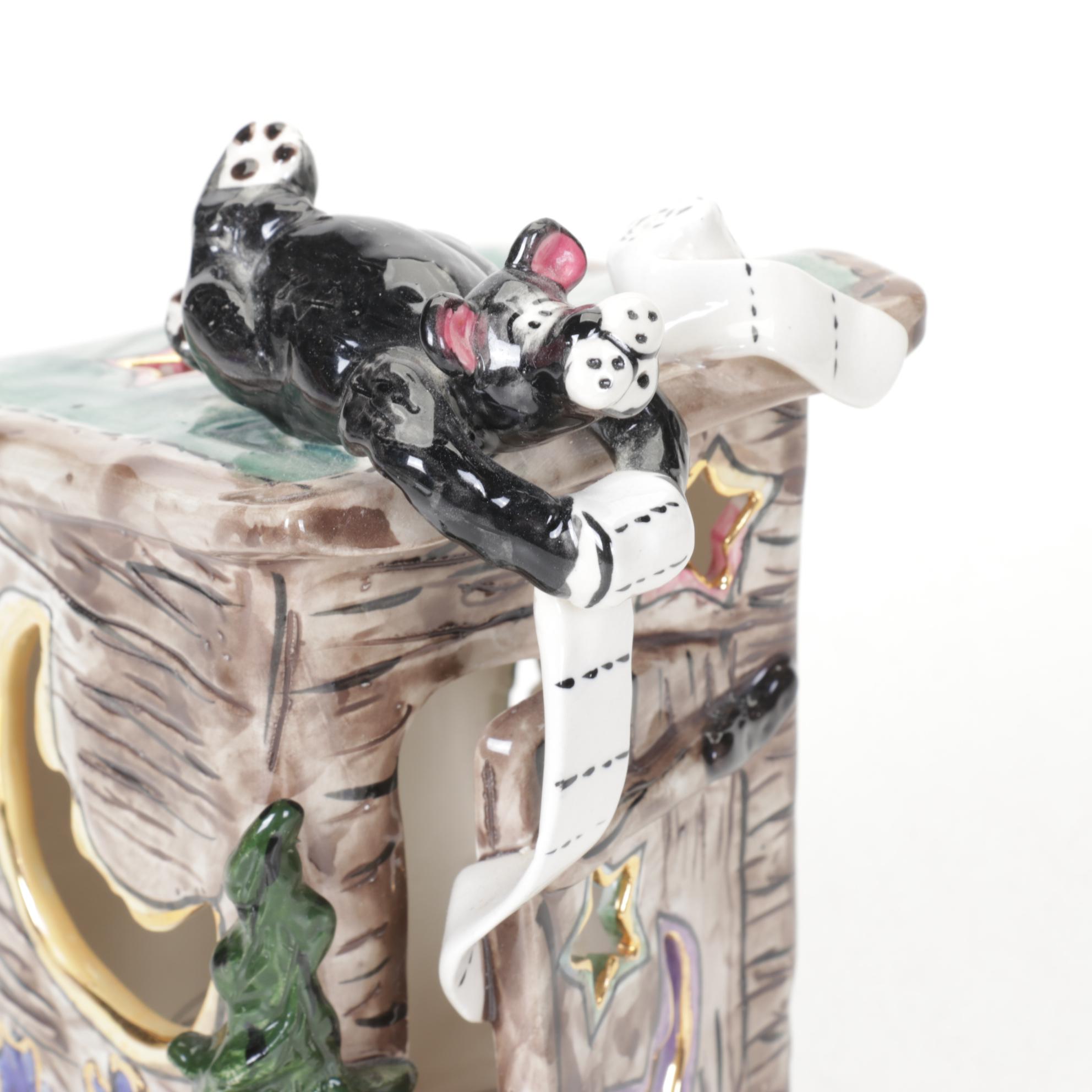 "Night Call" Framed Print & Outhouse Tea Light Cover