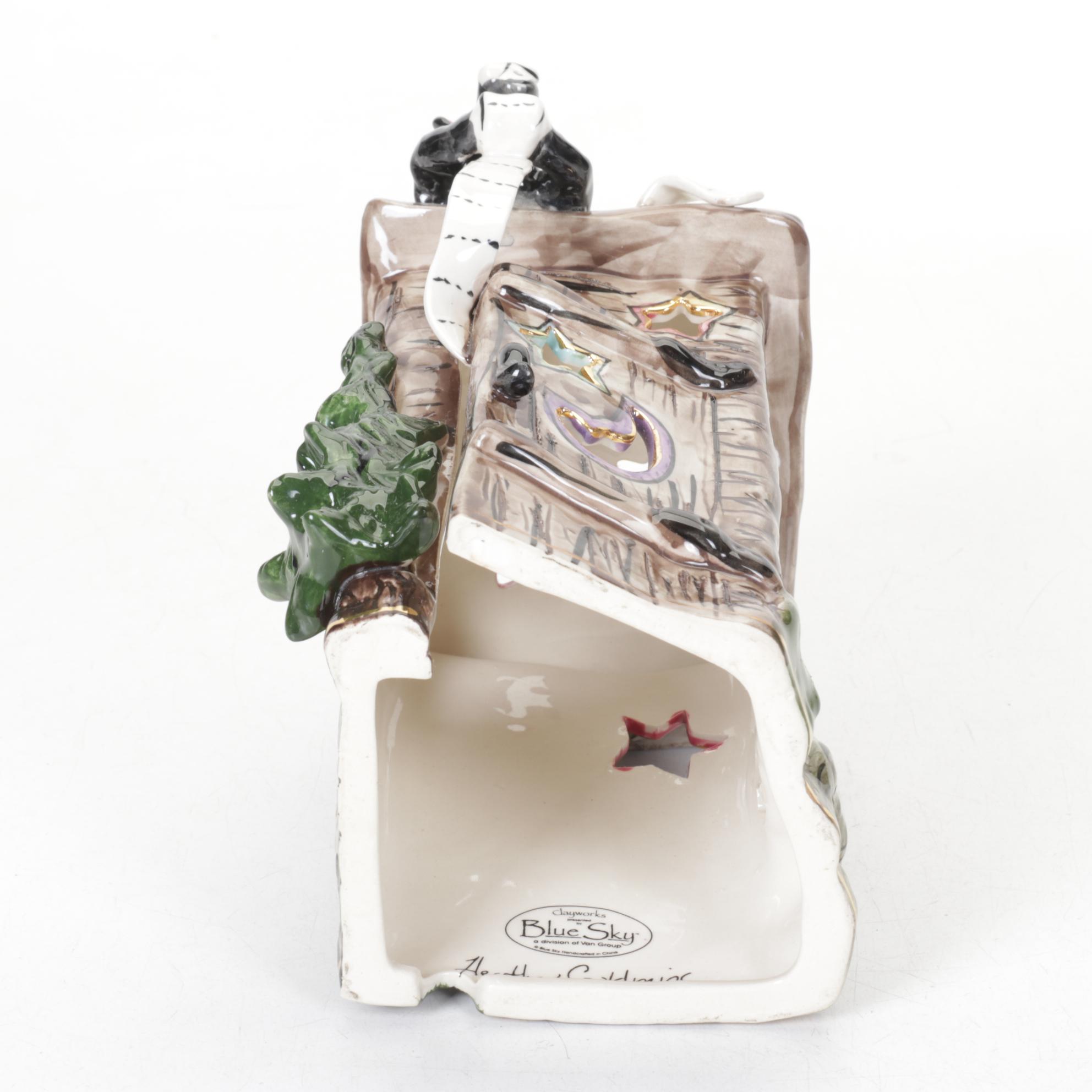 "Night Call" Framed Print & Outhouse Tea Light Cover