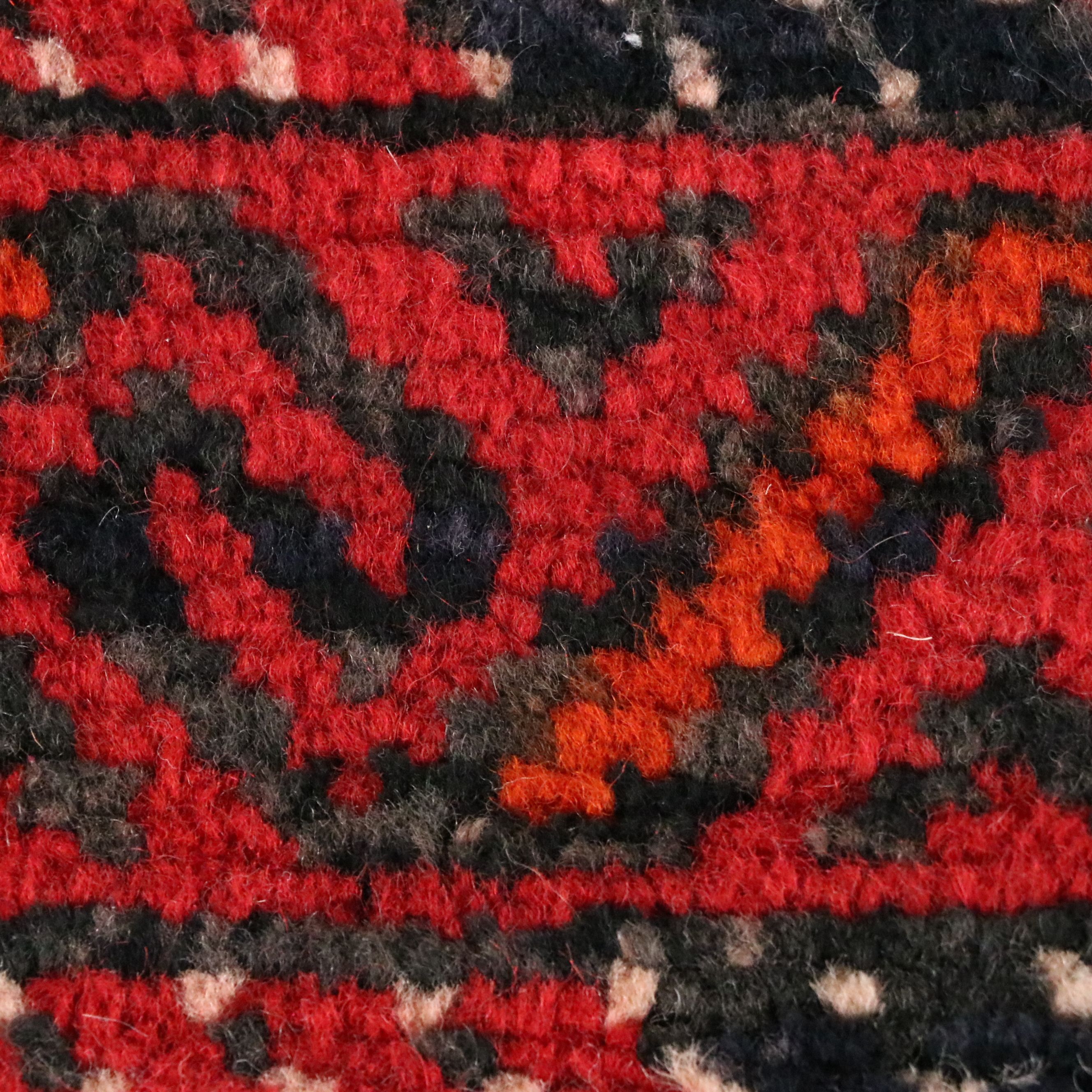 Hand-Knotted Afghan Baluch Balisht Bag Cushion Cover with Beadwork