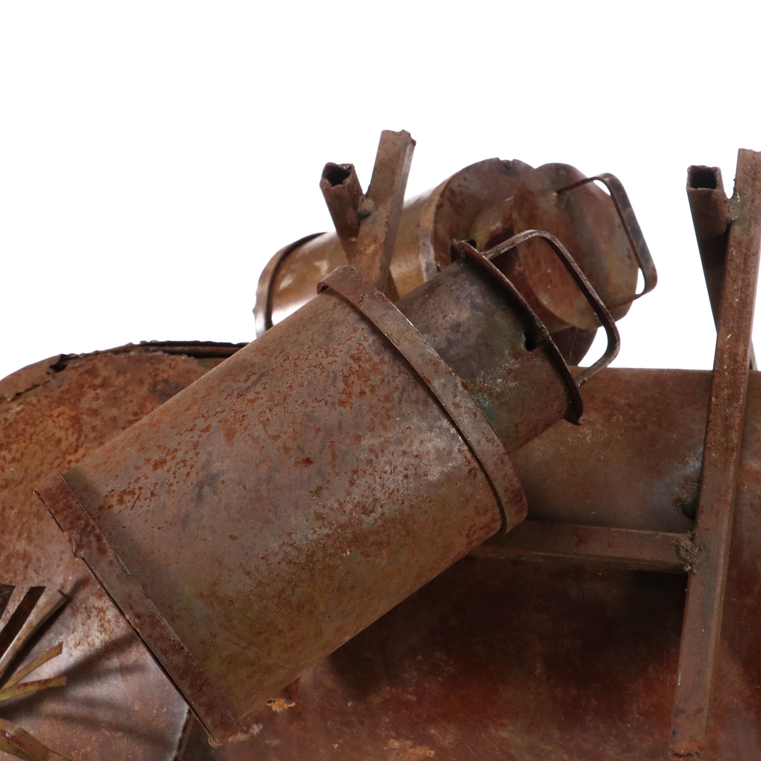 Metal Donkey Outdoor Statue