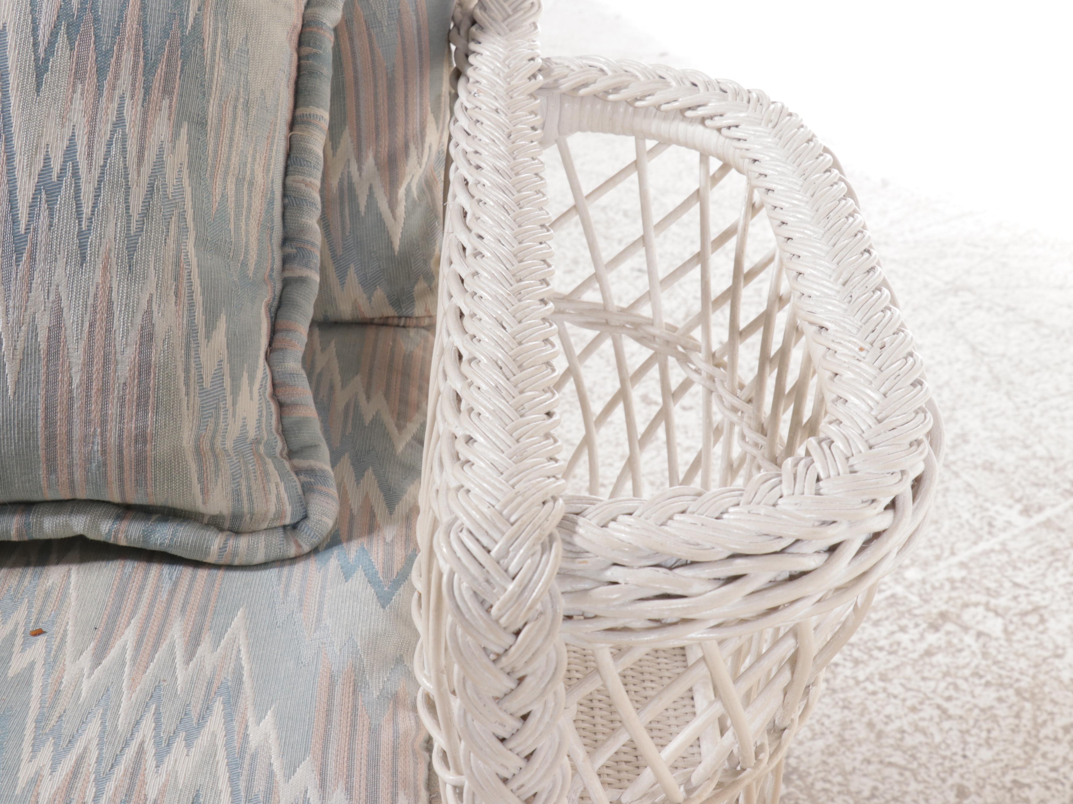 Wingback Rocking Chair & Table from "The Smithsonian Collection" by Henry Link