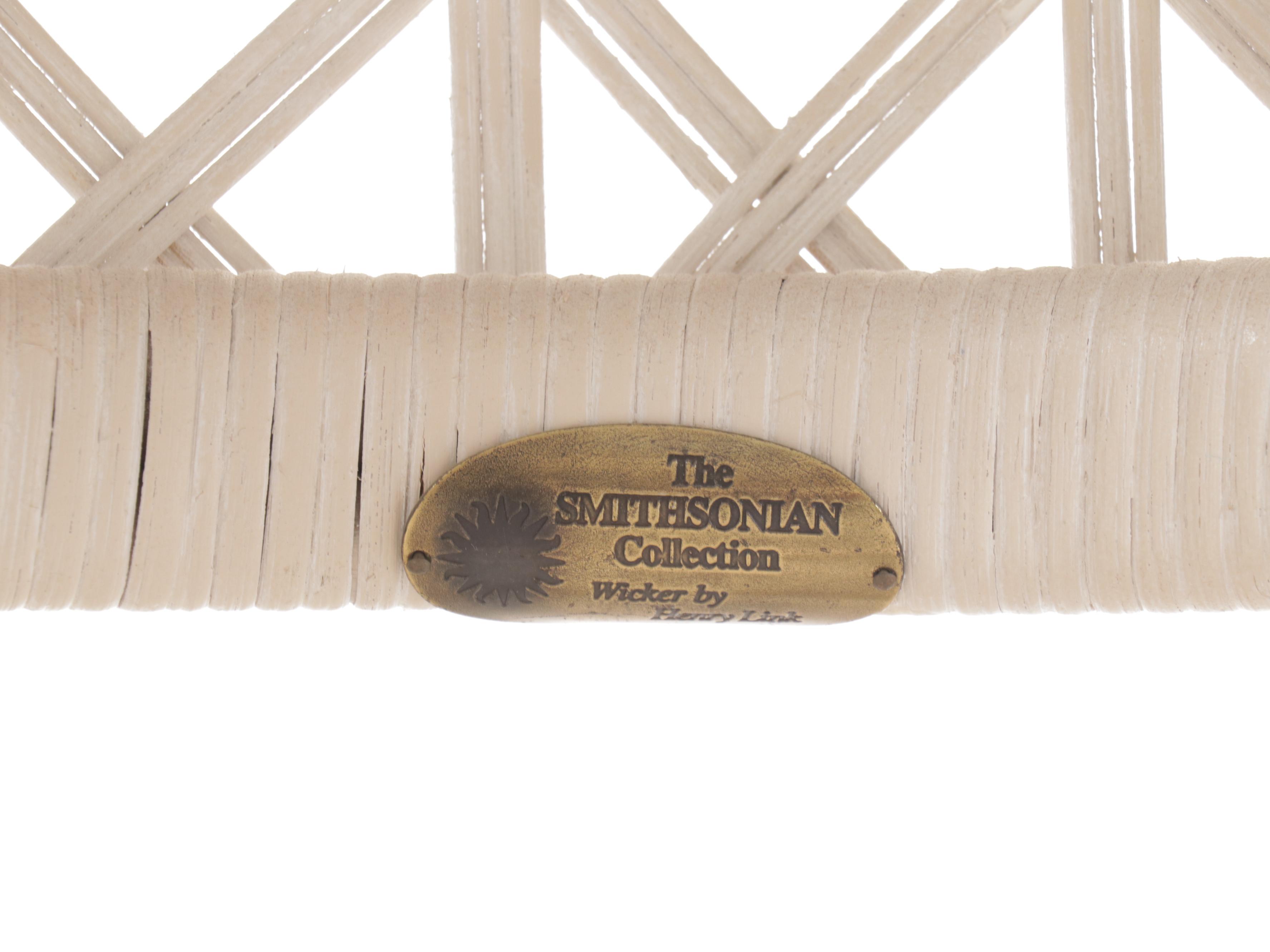 Wingback Rocking Chair & Table from "The Smithsonian Collection" by Henry Link