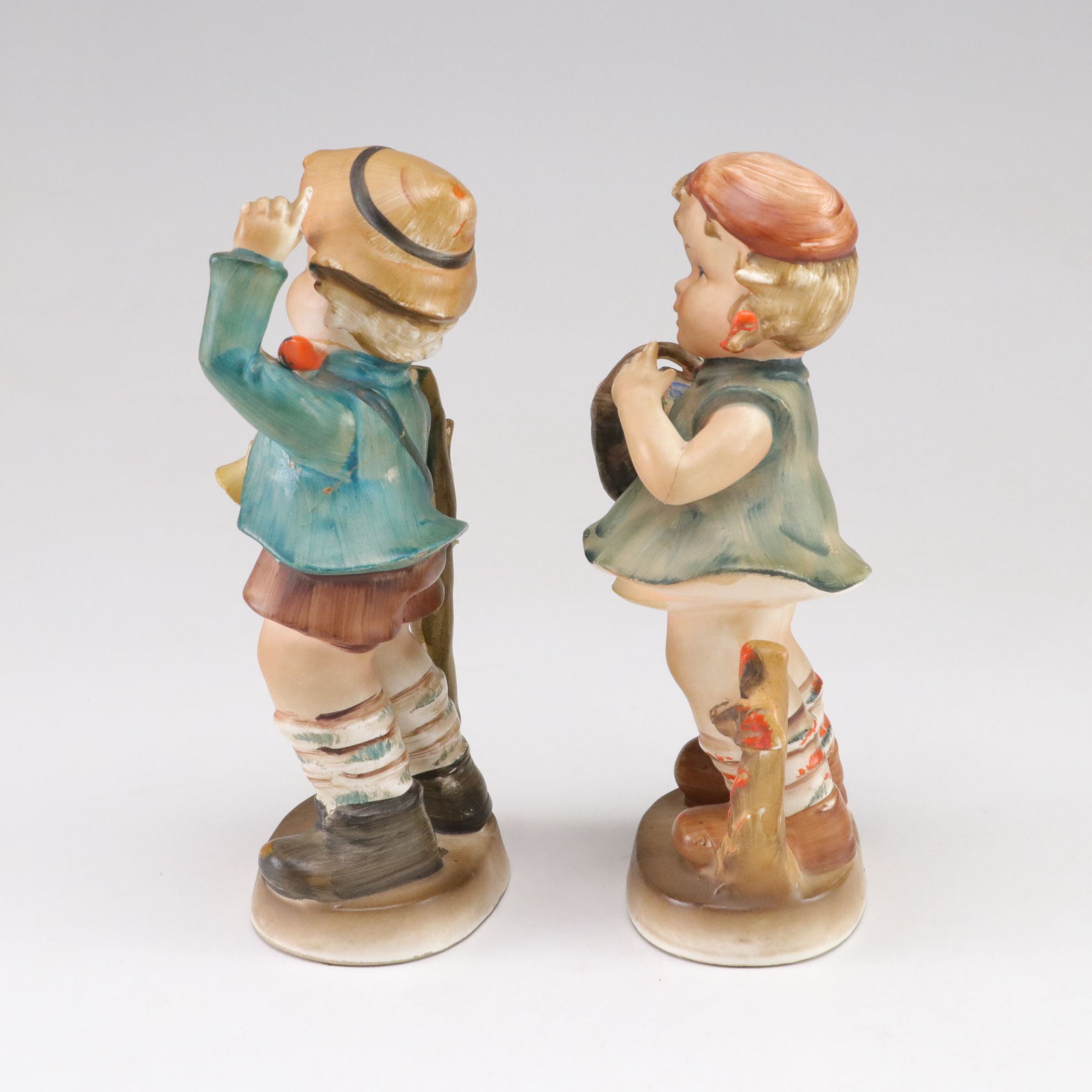 Hand-Painted Hummel Style Porcelain Figurines