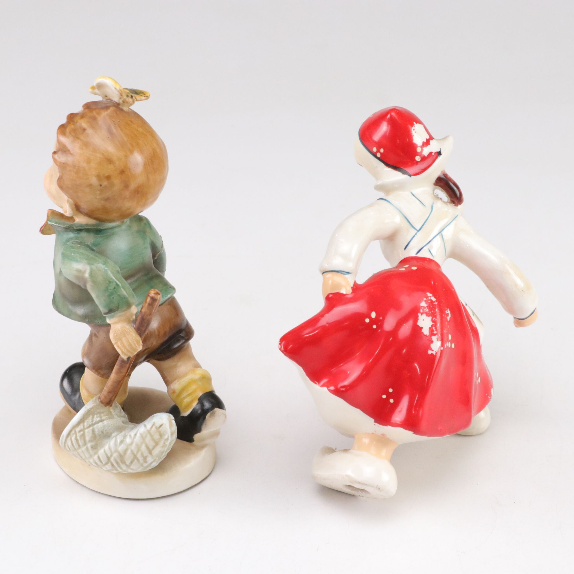 Hand-Painted Hummel Style Porcelain Figurines