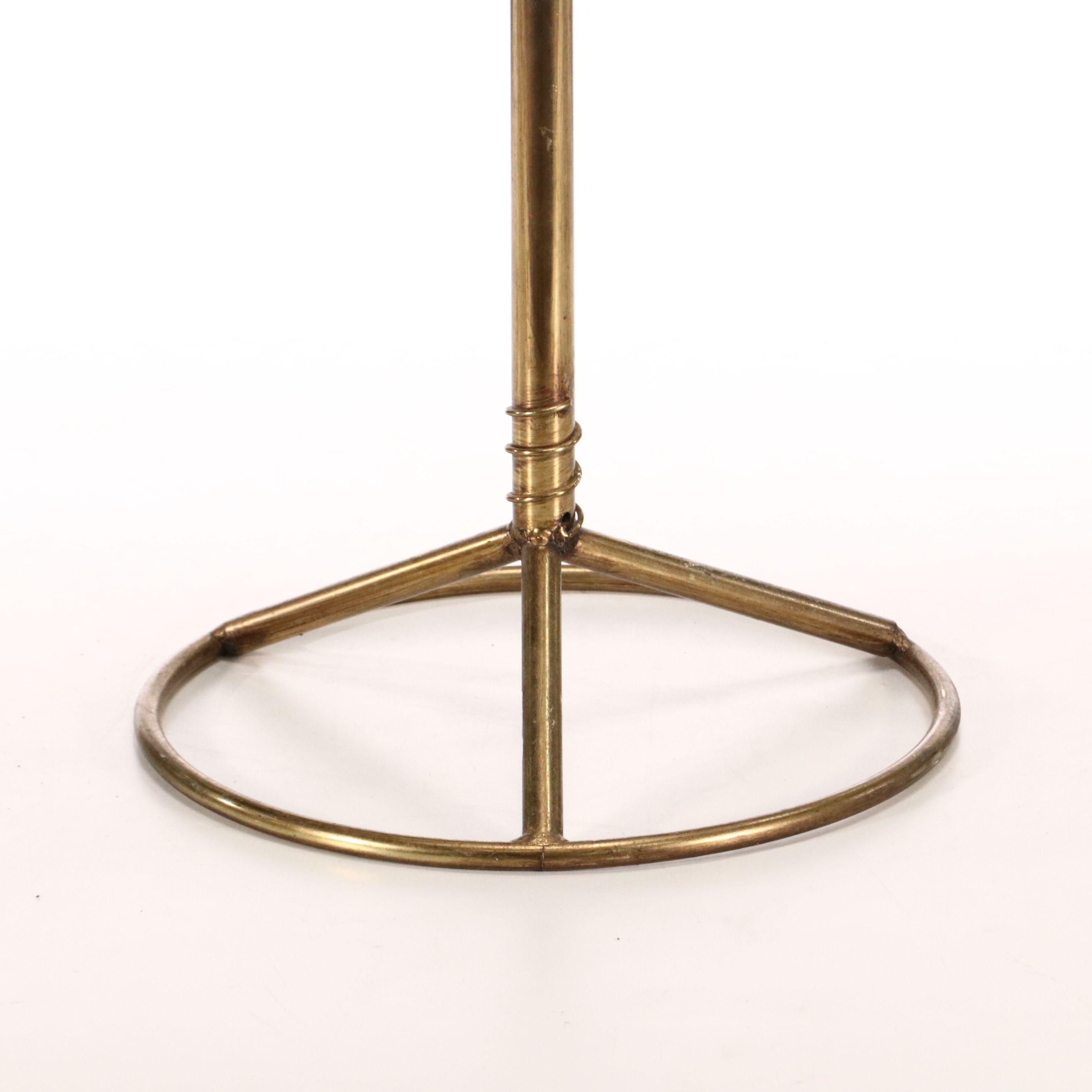 Brass Finish Standing Towel Rings