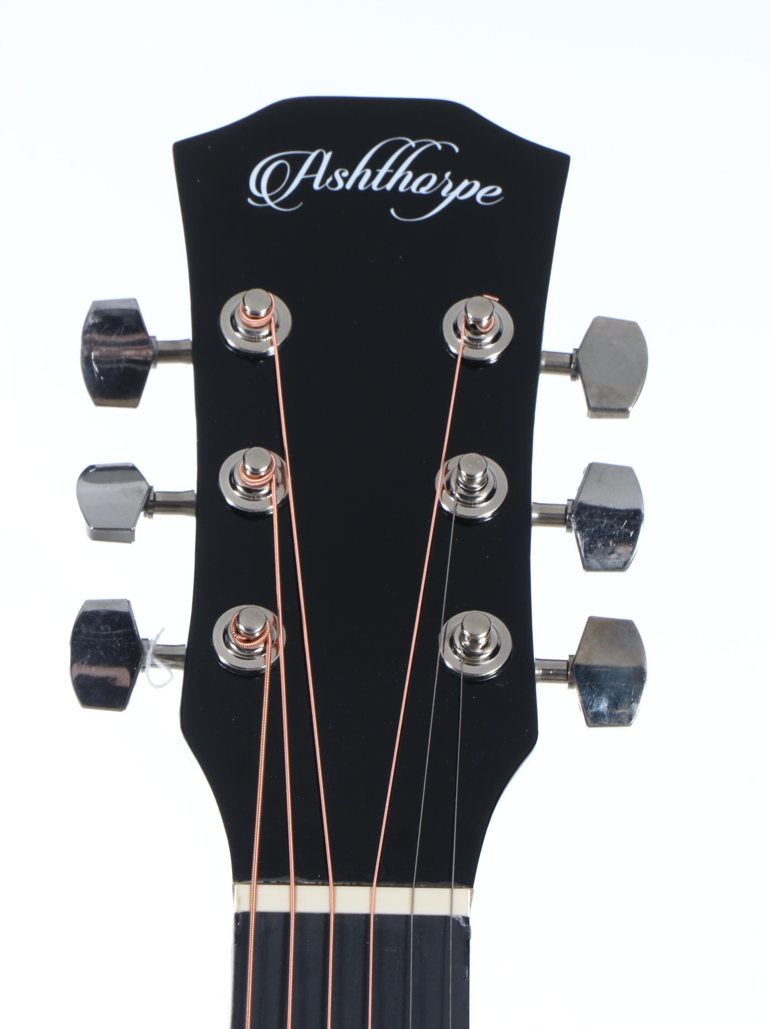 Taylor Swift Decal-Signed "The Eras Tour" Ashthorpe Acoustic Guitar, JSA