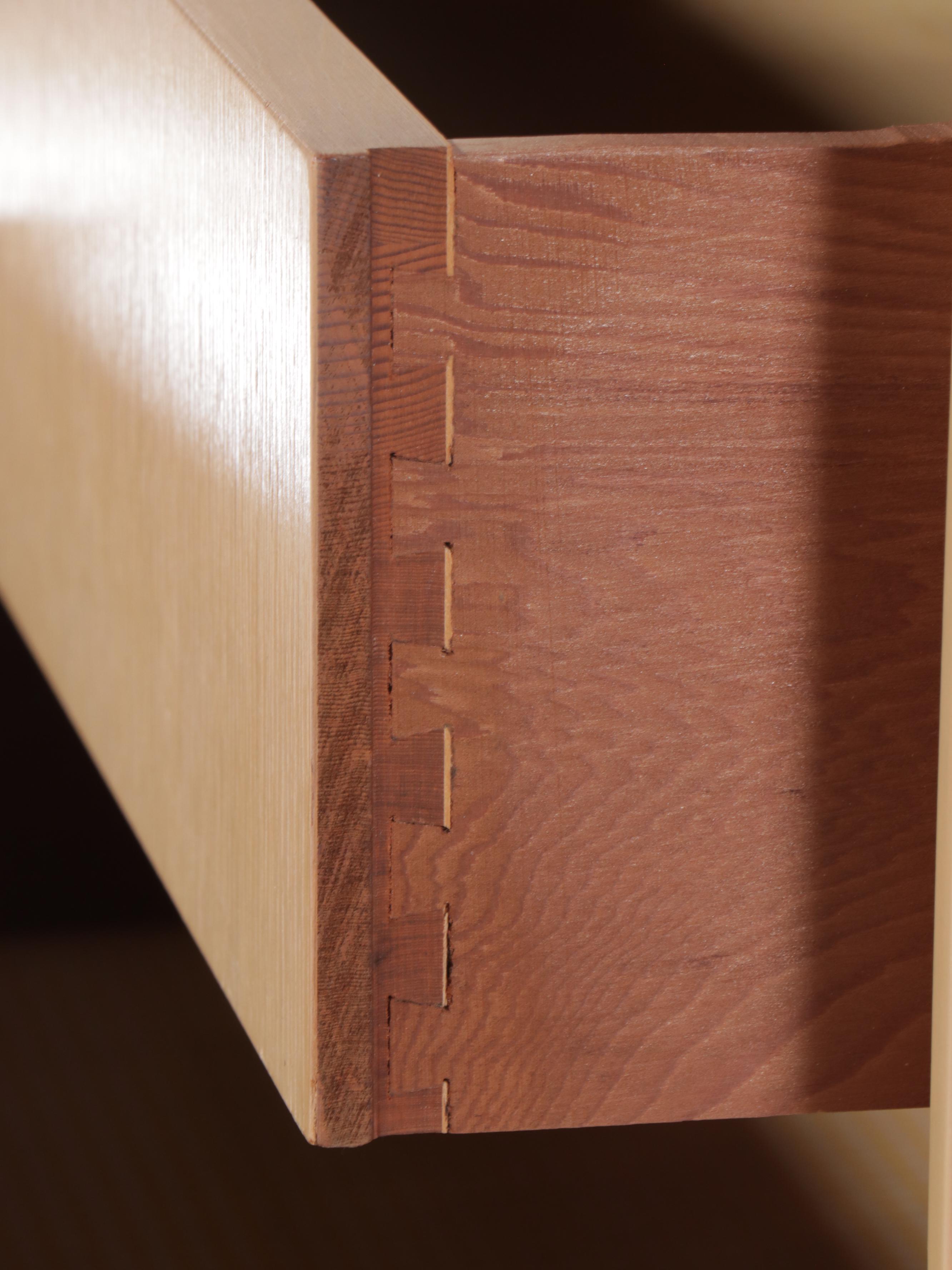 L.A. Period Furniture White Oak Chest of Drawers