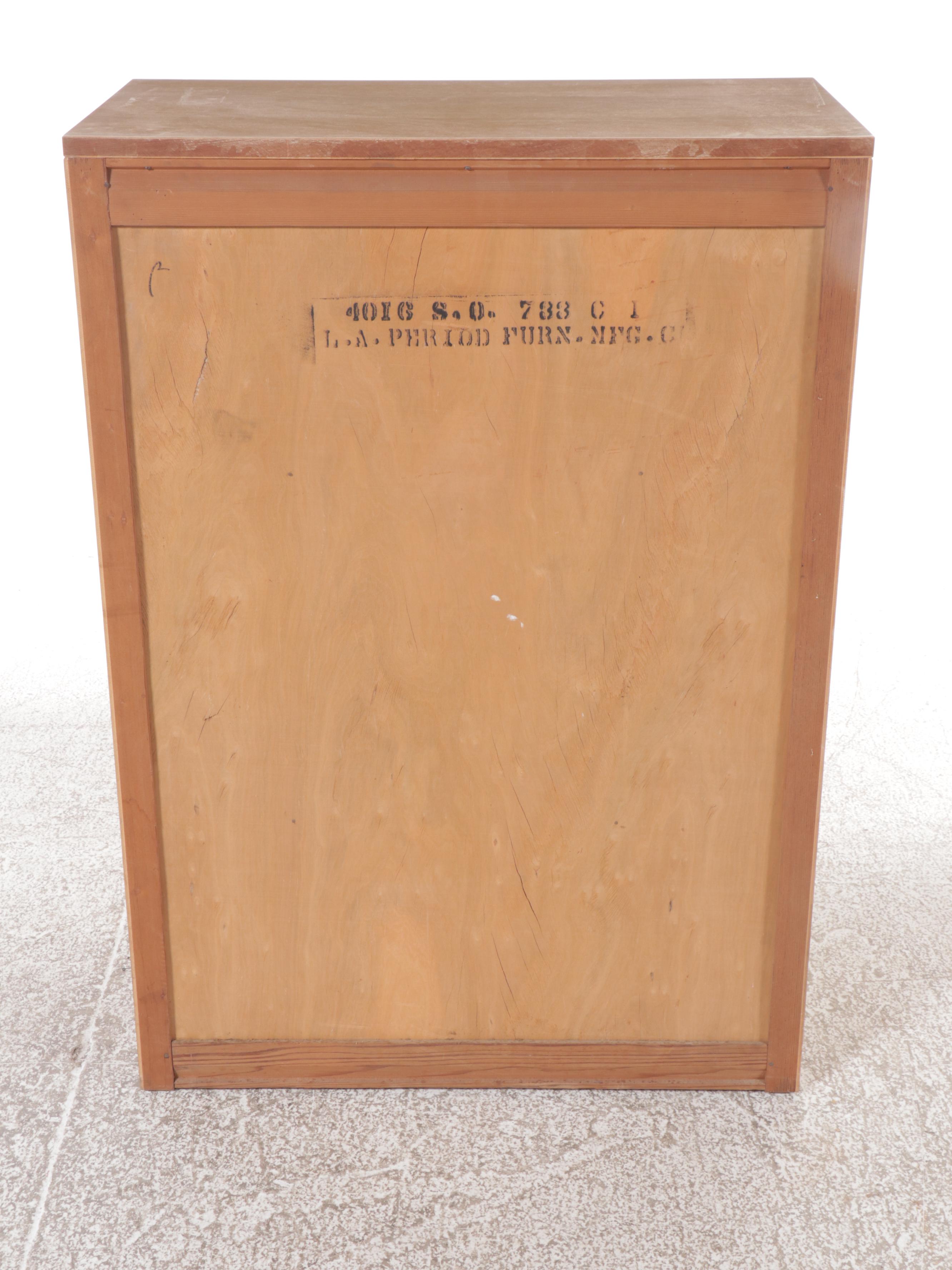 L.A. Period Furniture White Oak Chest of Drawers