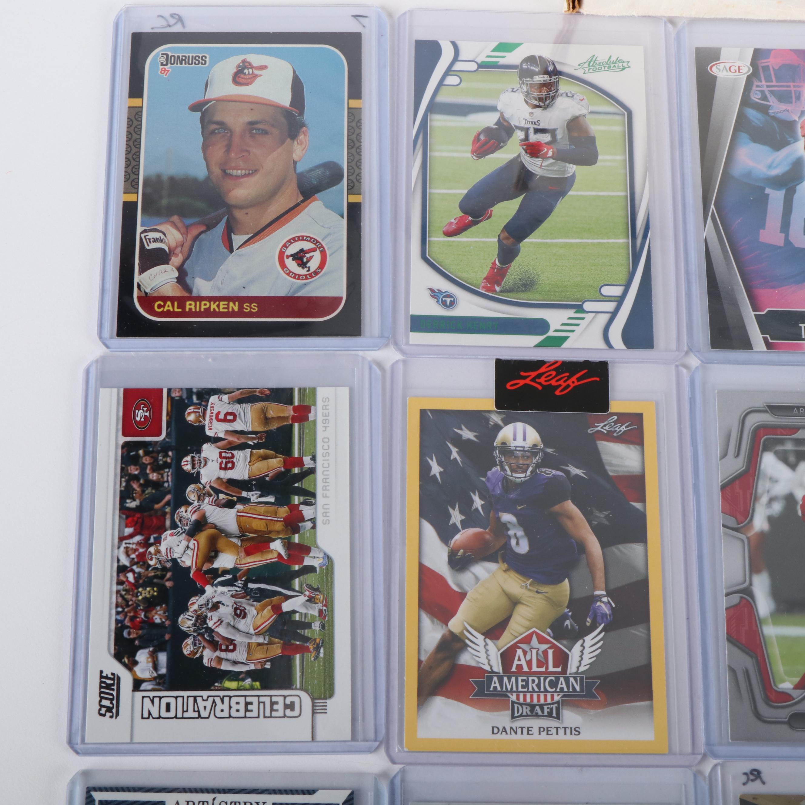 Donruss with Other Sports Cards Featuring Michael Jordan, and More, 1980s-2020s