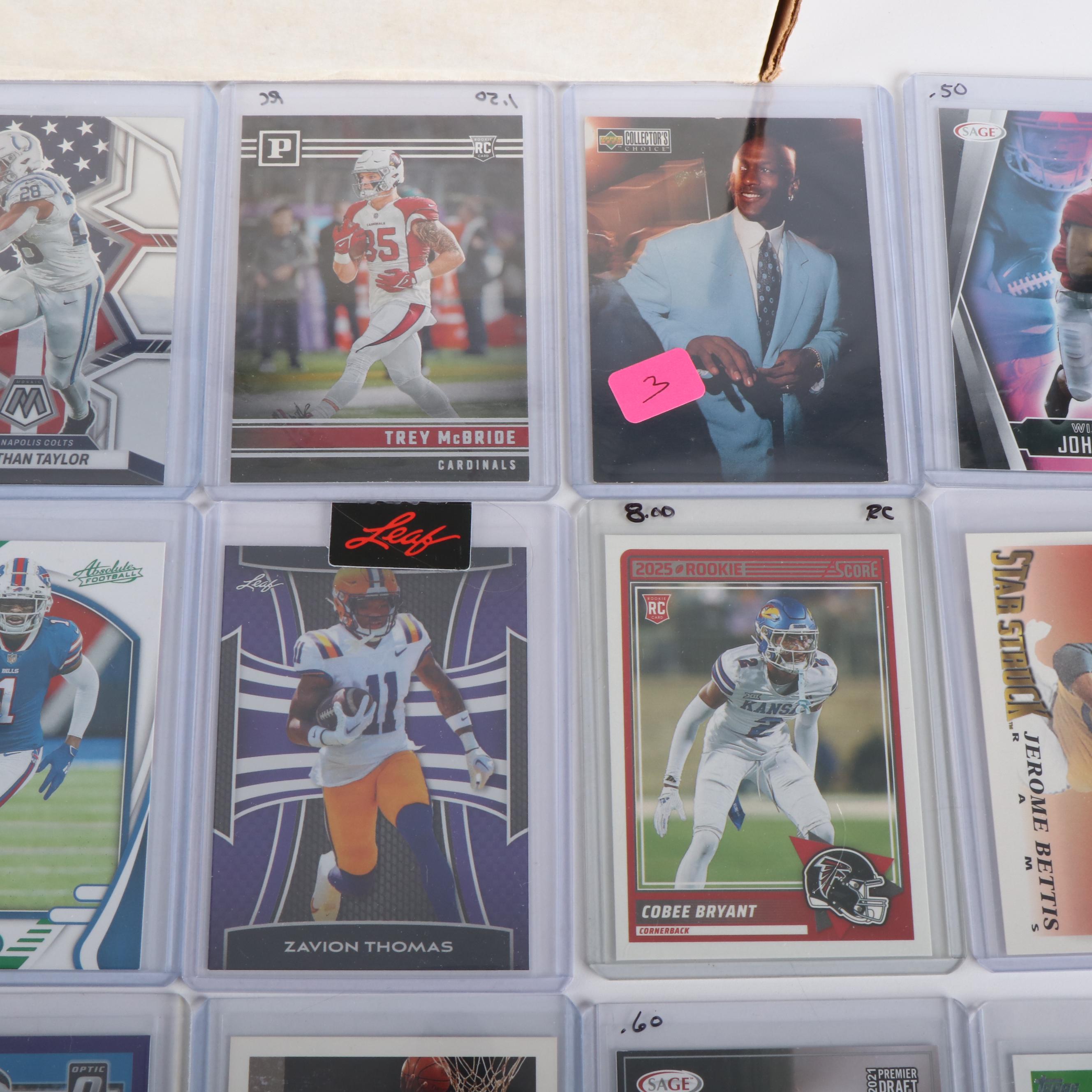 Donruss with Other Sports Cards Featuring Michael Jordan, and More, 1980s-2020s