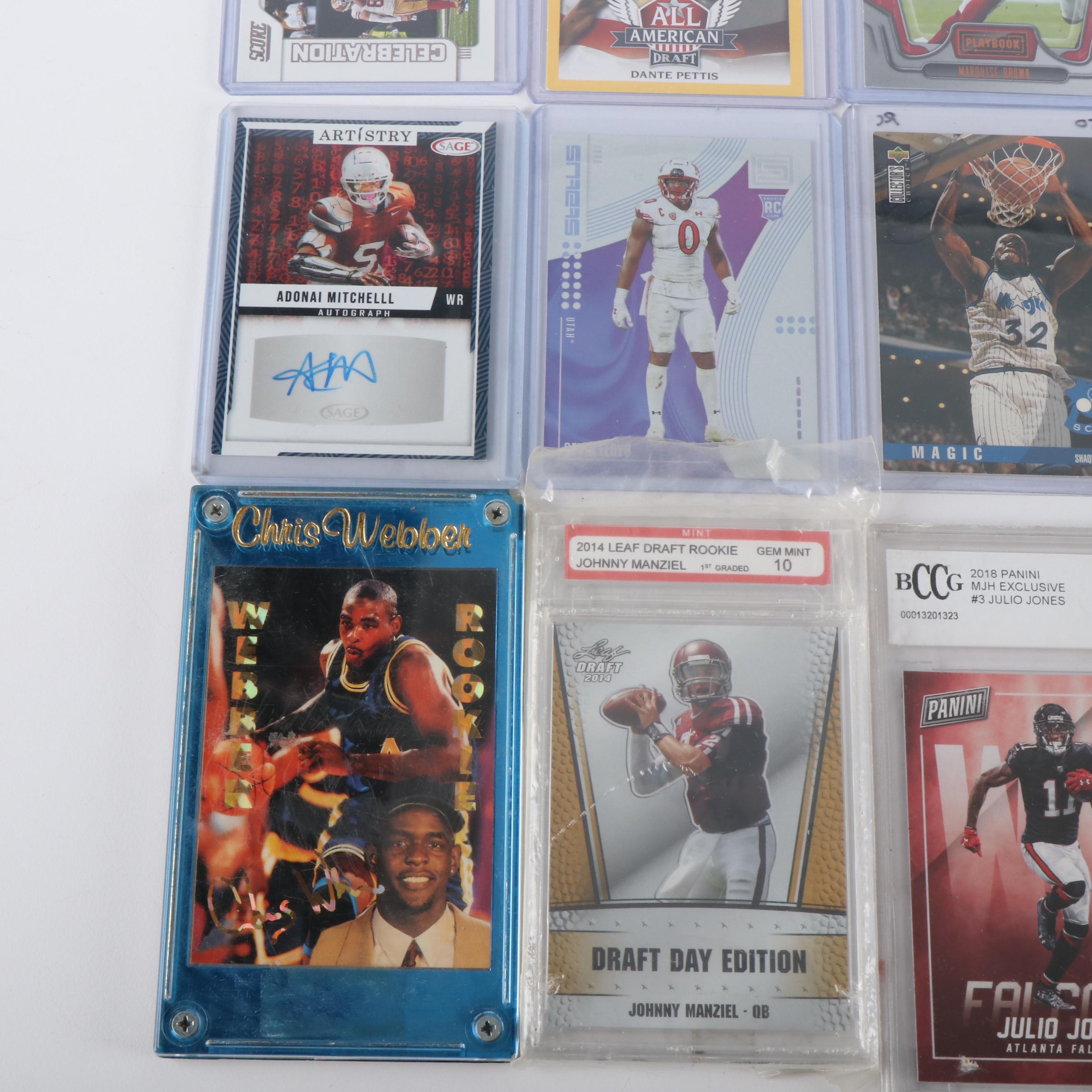 Donruss with Other Sports Cards Featuring Michael Jordan, and More, 1980s-2020s